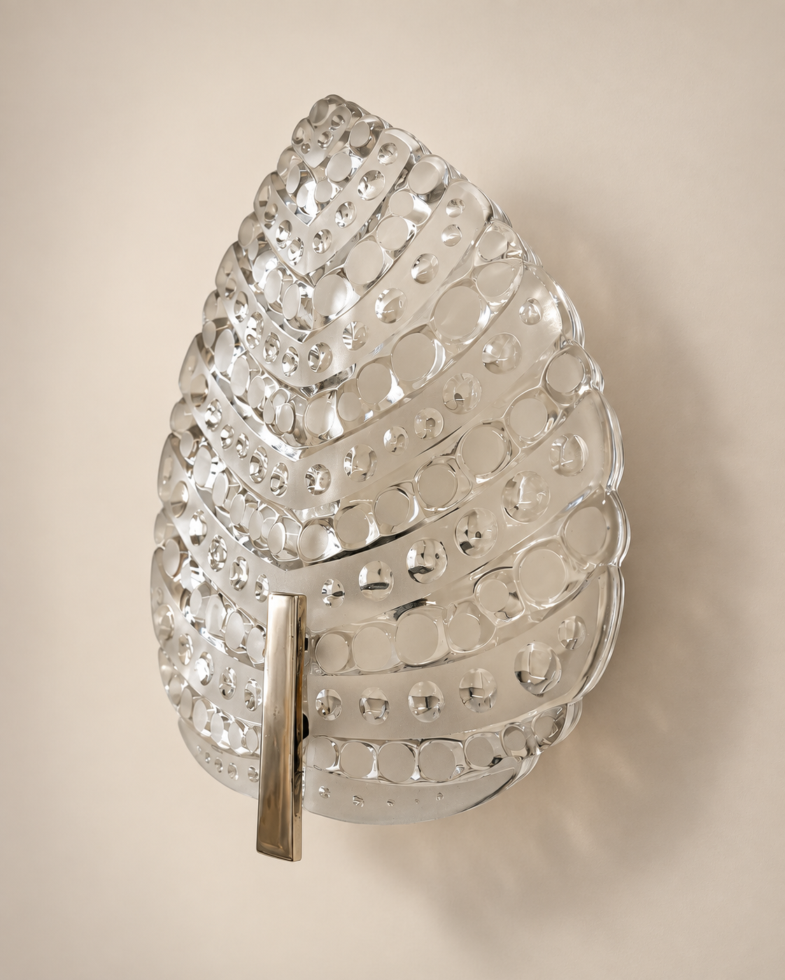 Pair of Vintage Leaf Wall Lights by Kaiser Leuchten, Circa 1960's