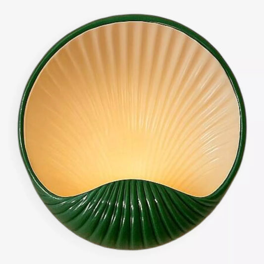 French Ceramic Shell Wall Light