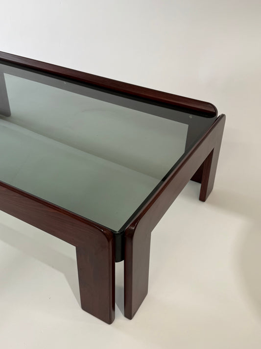 Rosewood Coffee Table by Afra & Tobia Scarpa for Cassina