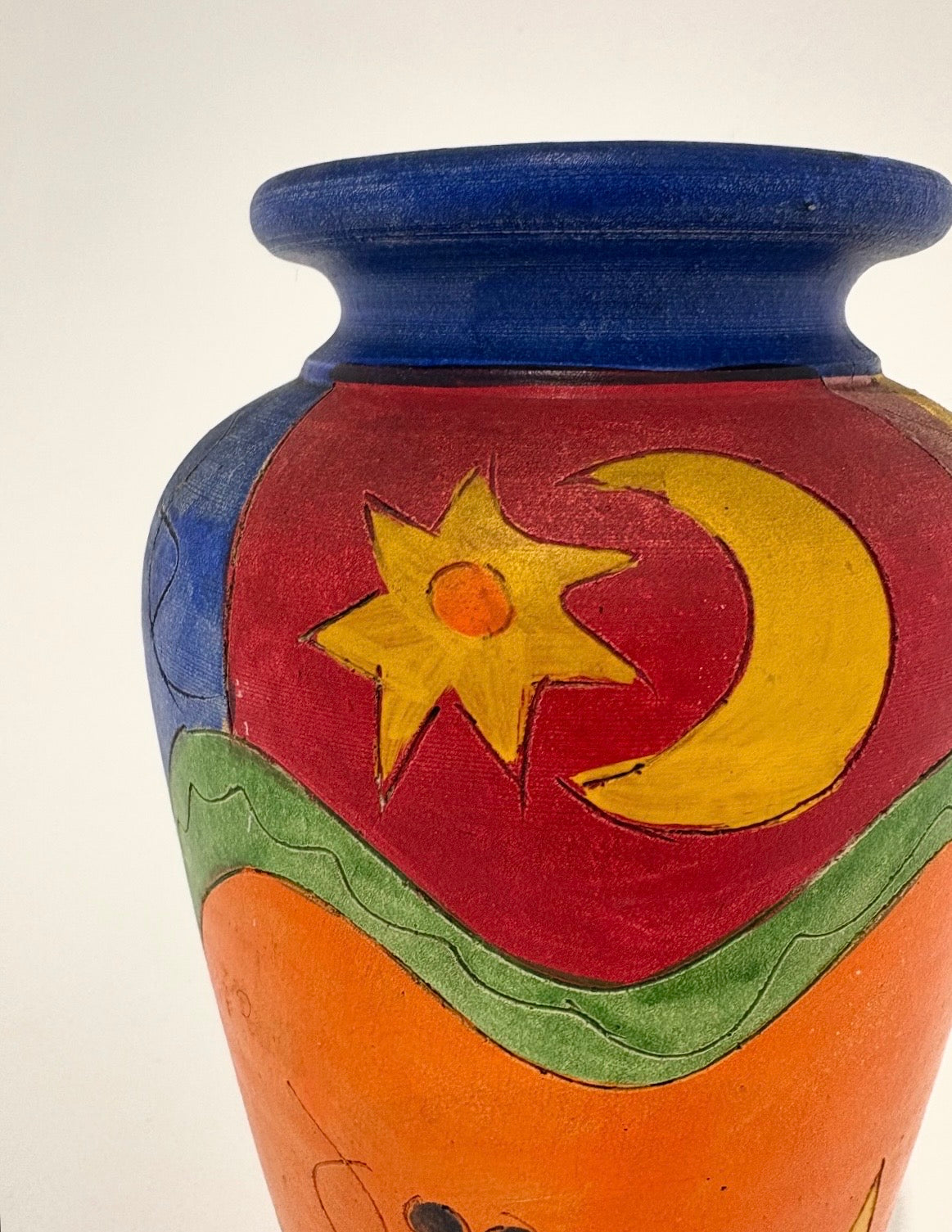 Vintage Hand-Painted Vase