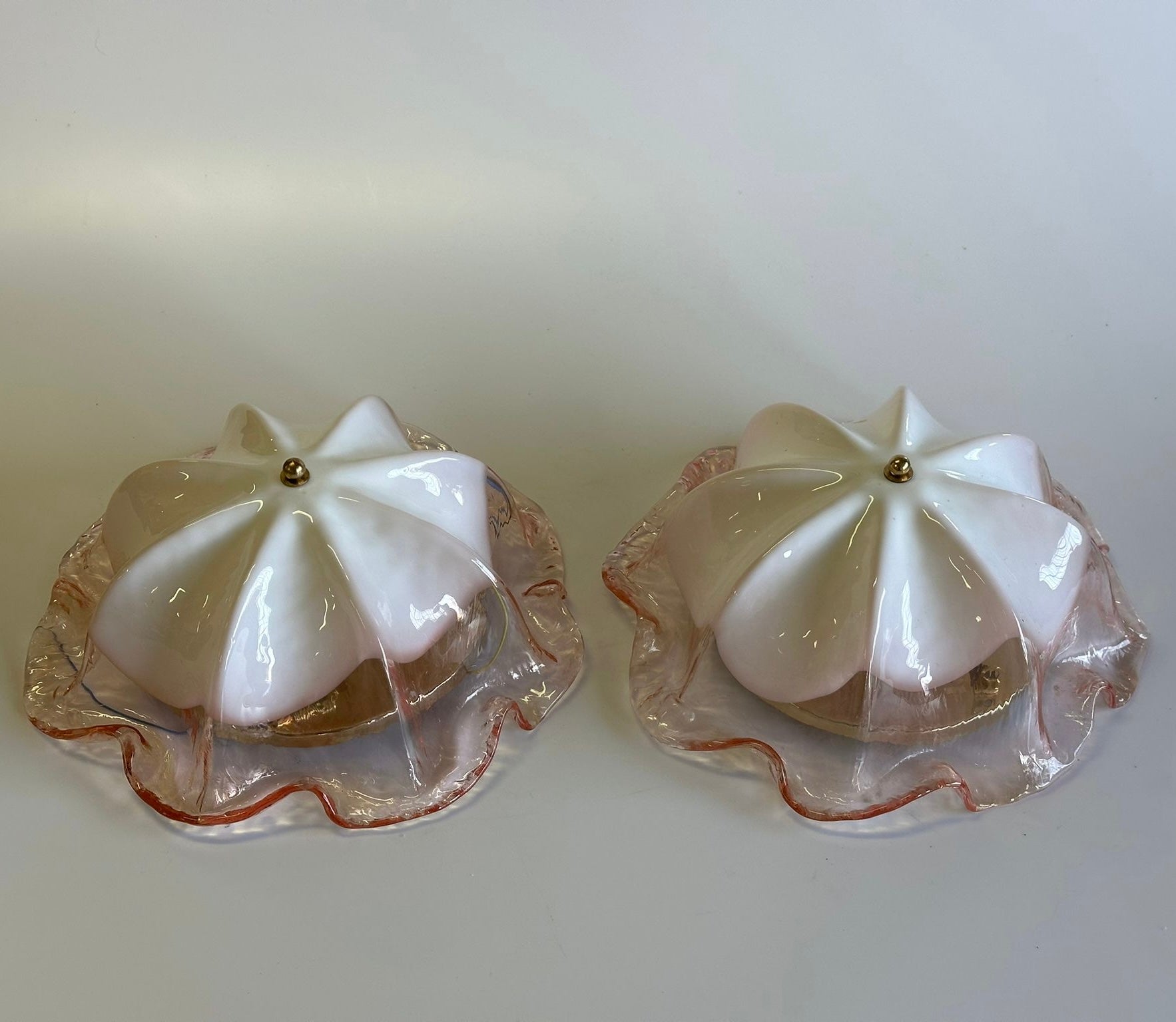 Murano Flush Mount Ceiling Light - Two Available