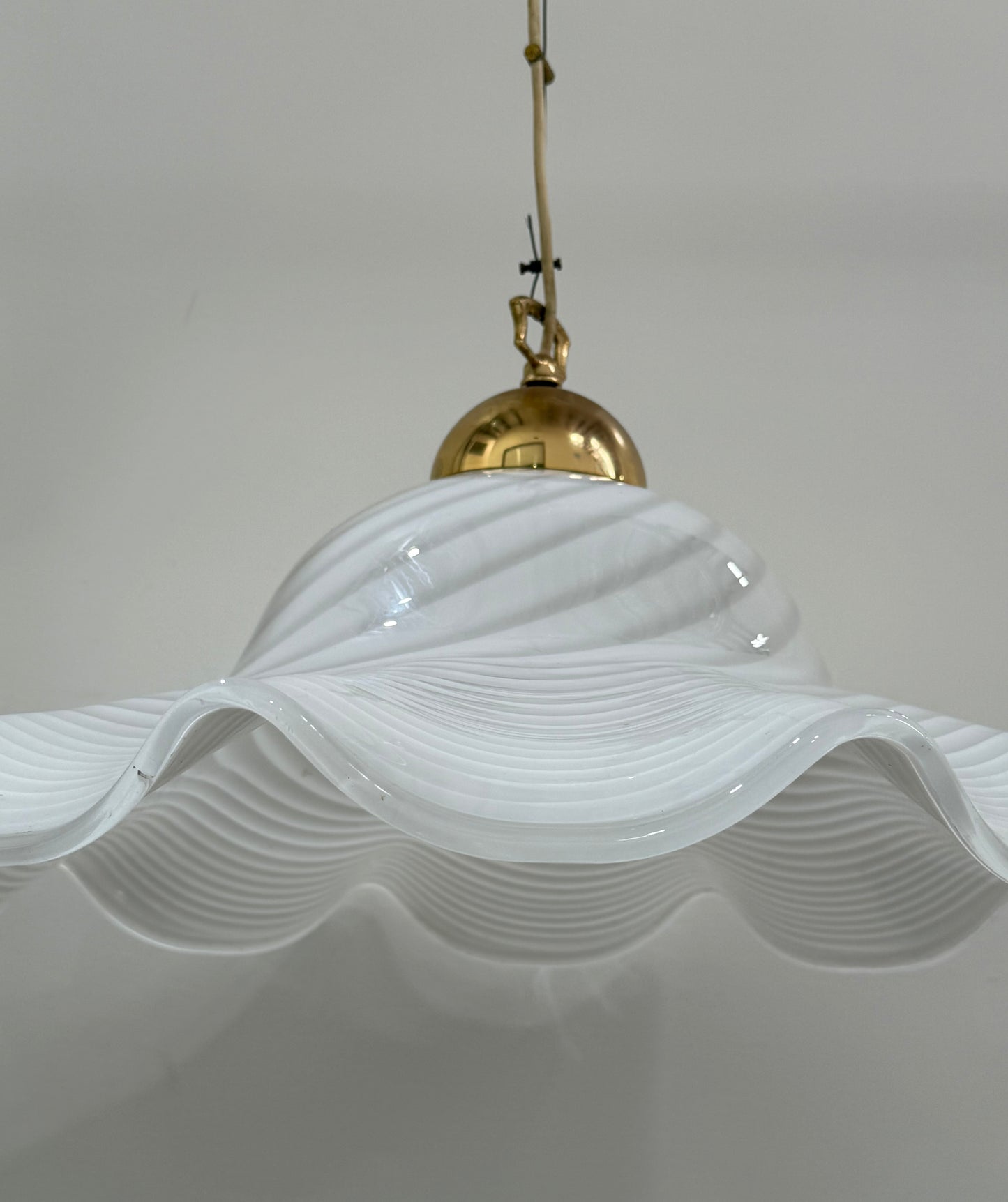Murano Glass Swirl Handkerchief Pendant Light