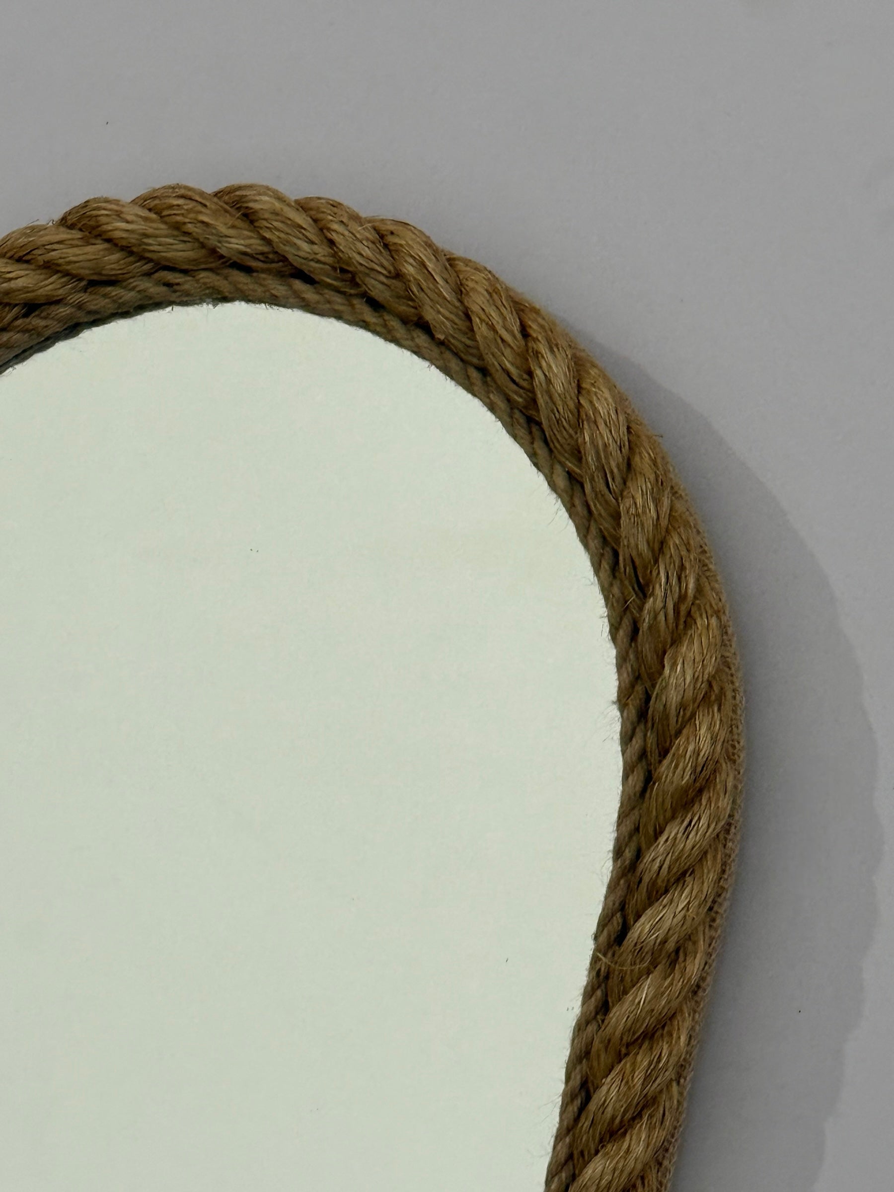 French Rope Mirror, Audoux Minet