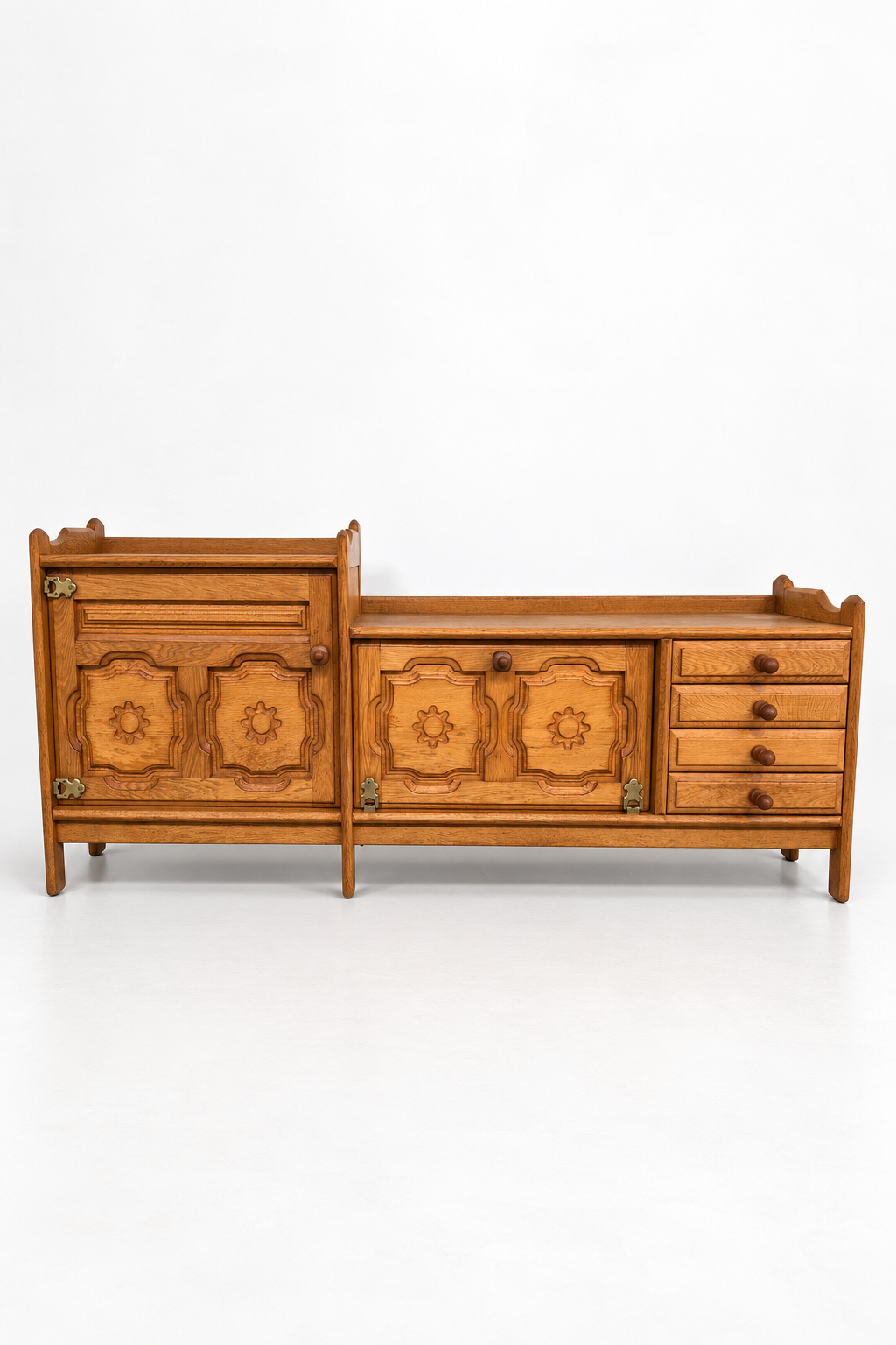 PRE-ORDER: French Oak Sideboard by Guillerme et Chambron