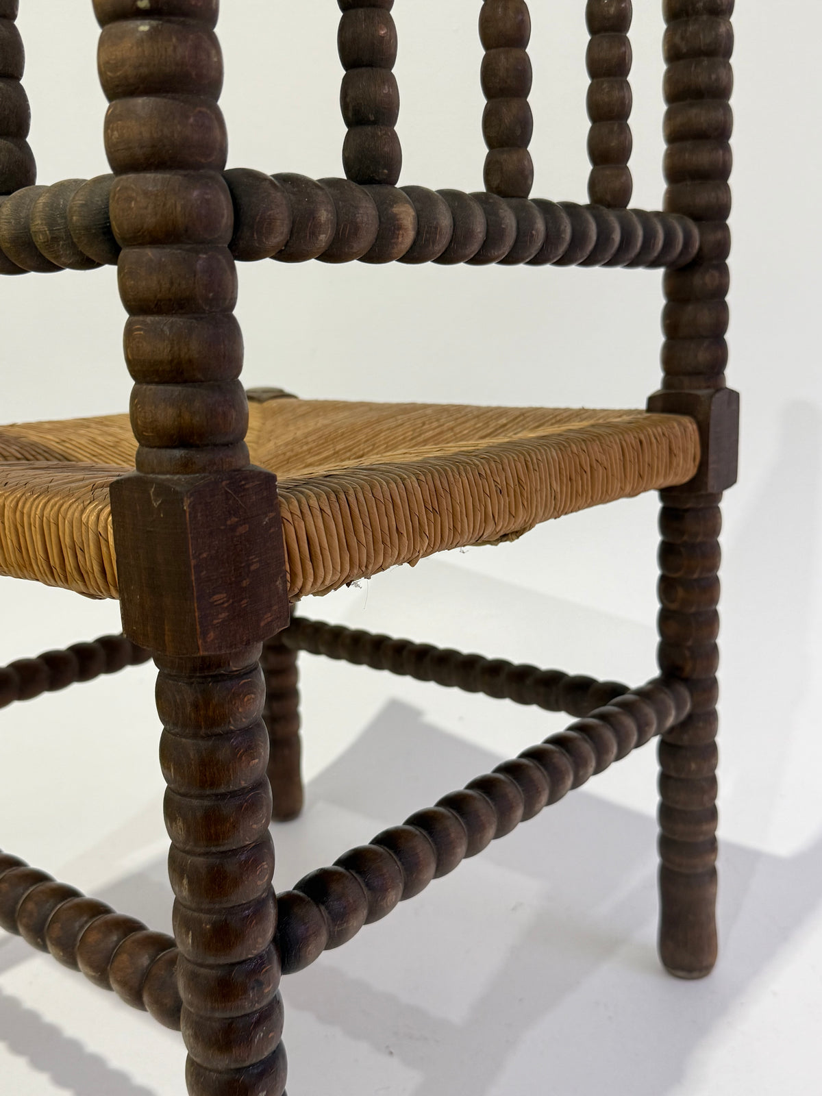Antique French Bobbin Chair