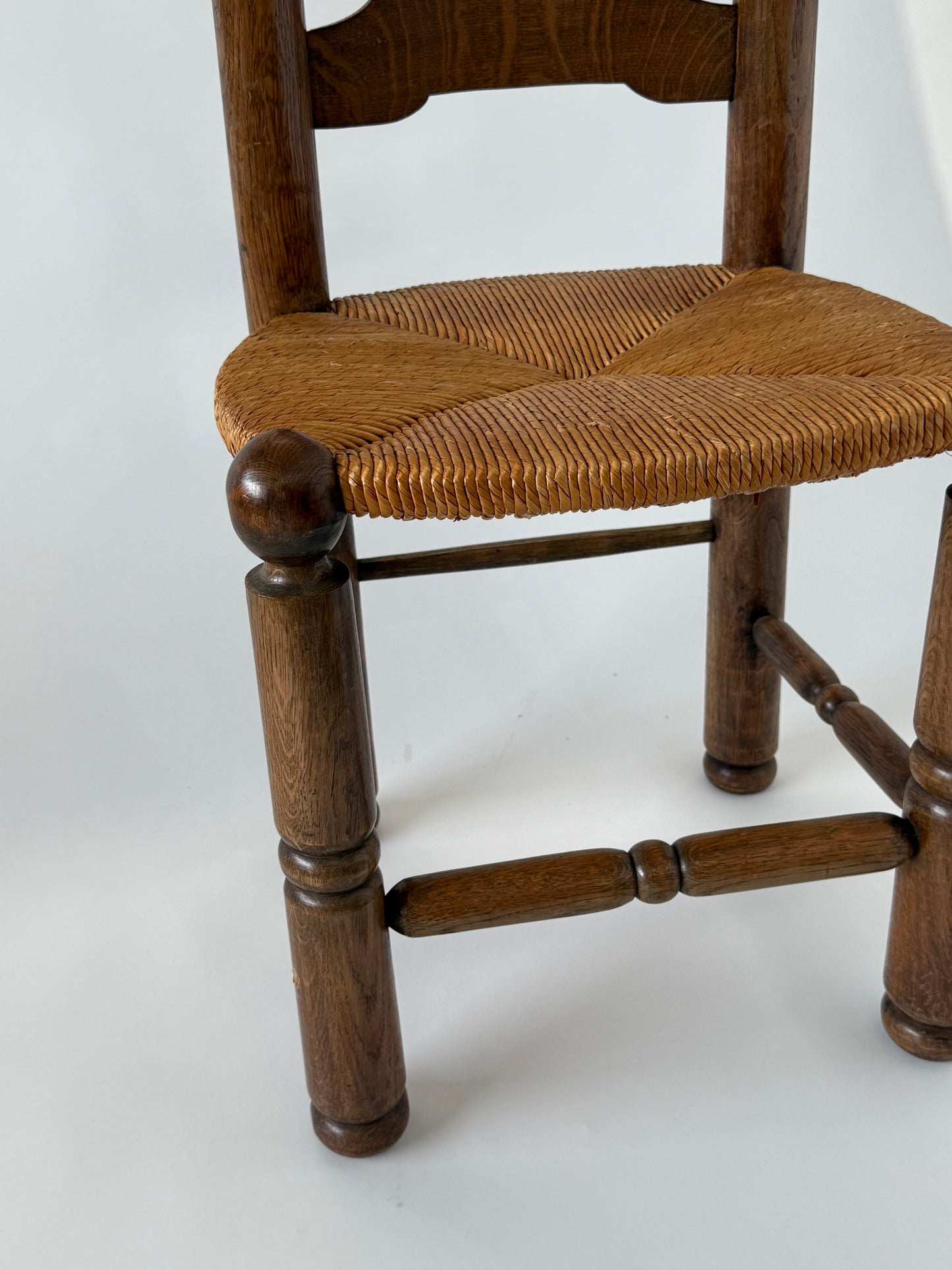 French Brutalist Chair by Charles Dudouyt