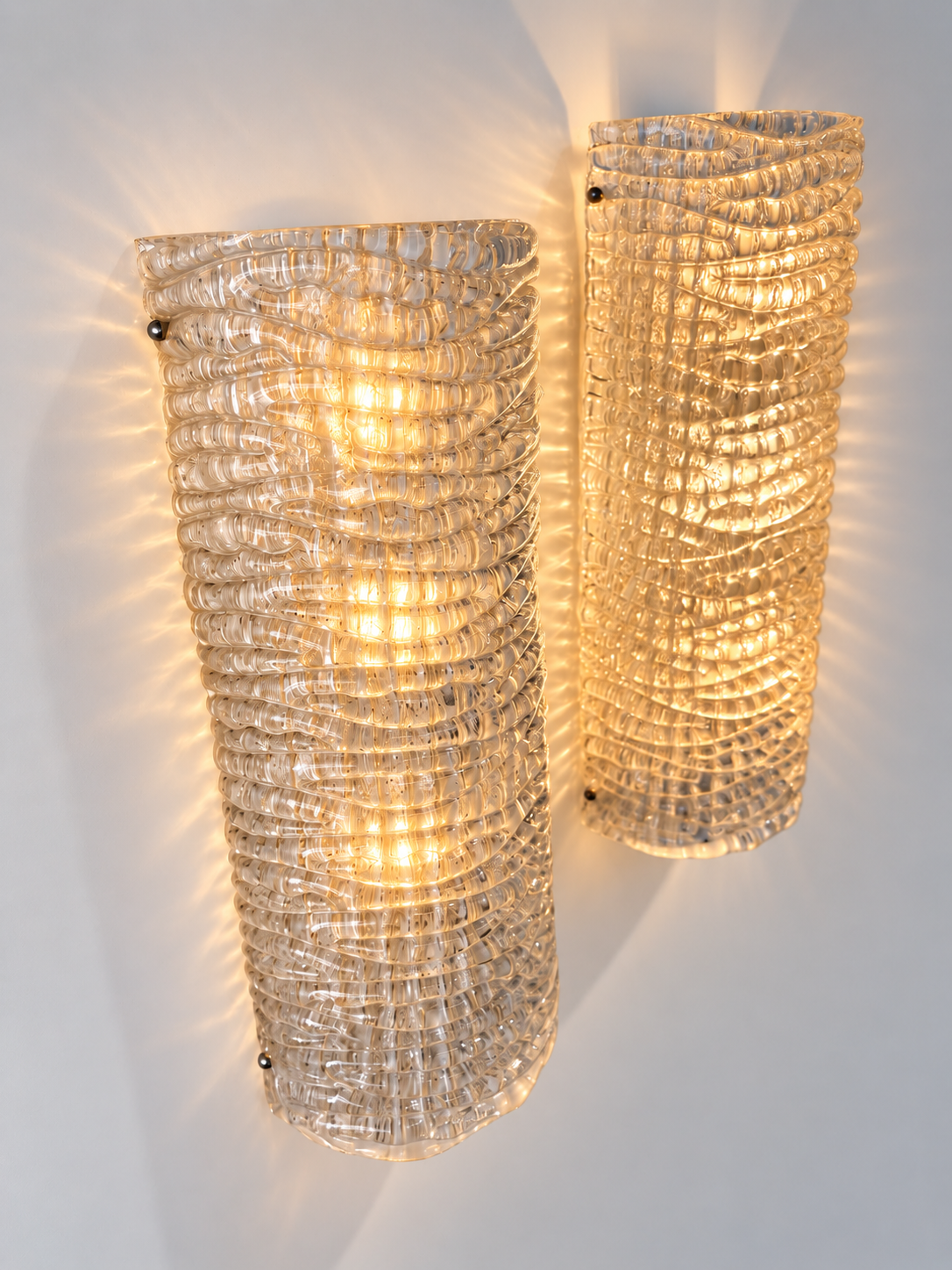 Pair of Murano Wall Lights by Kalmar
