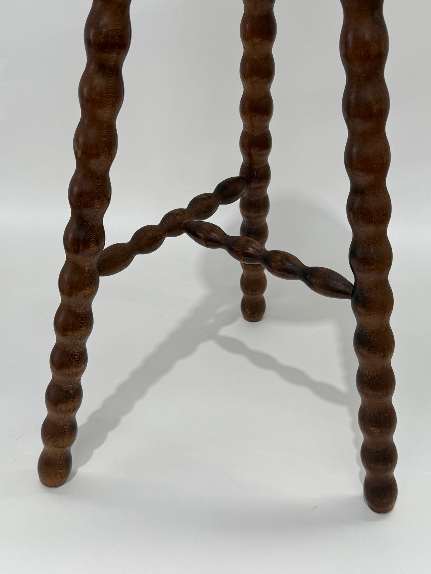 Vintage French Tall Bobbin Stool - Four Available