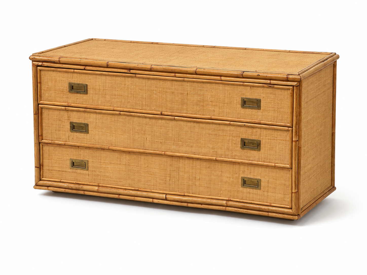 Italian Bamboo Drawers by Dal Vera