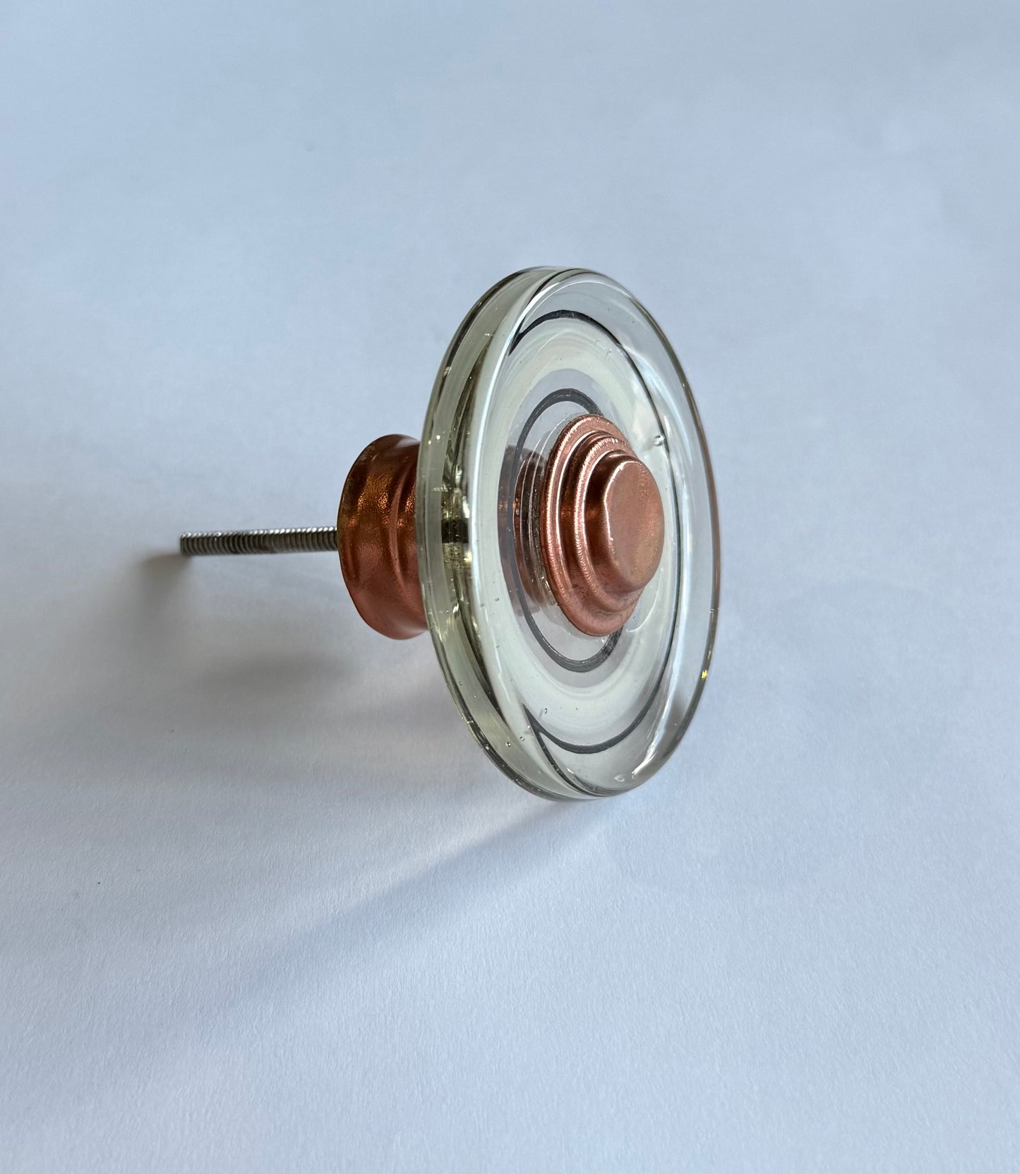 Italian Glass Drawer/Door Pulls - 4 Available