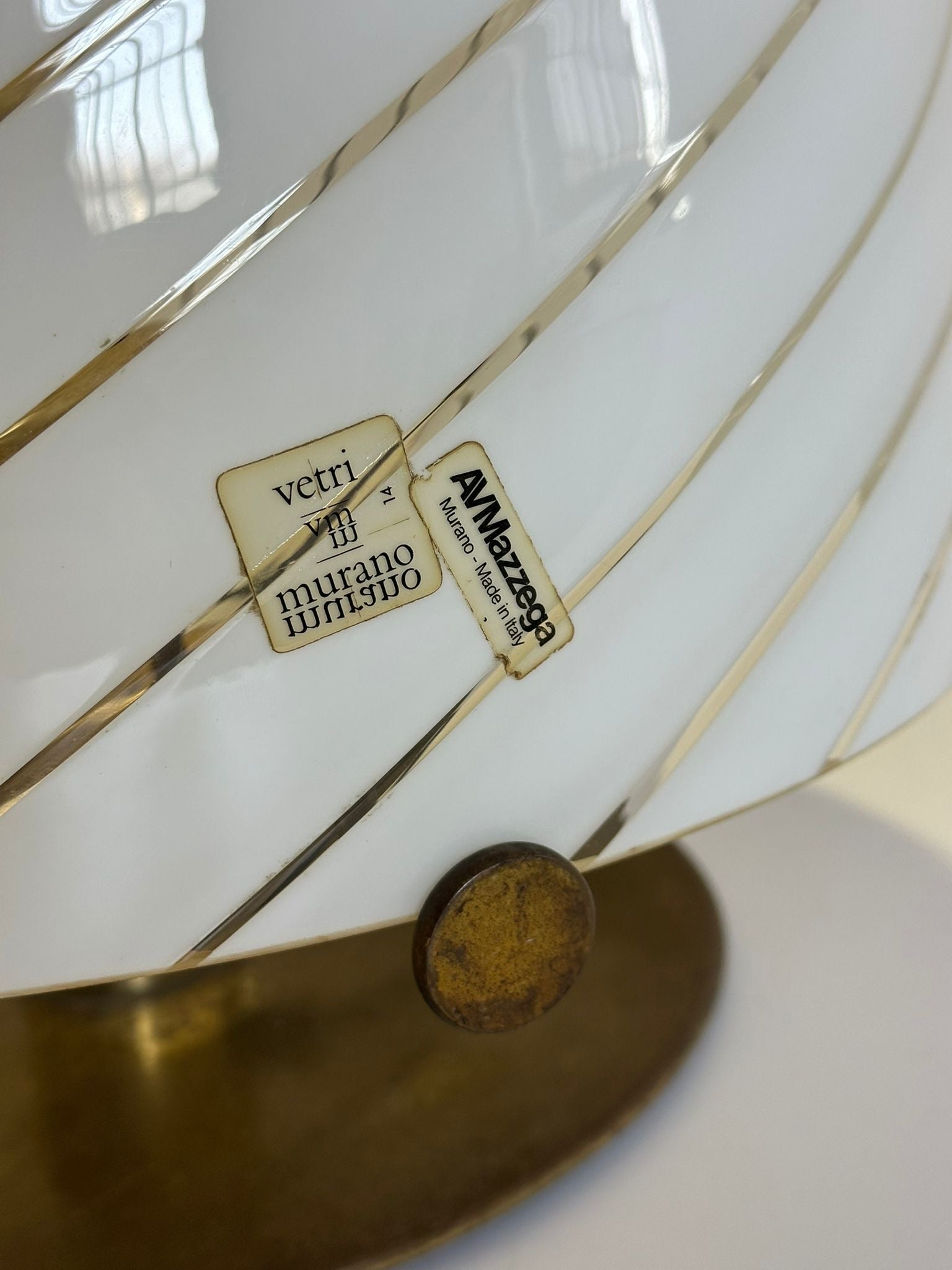 PRE-ORDER: 1970’s Italian Murano Glass Table Lamp by Mazzega