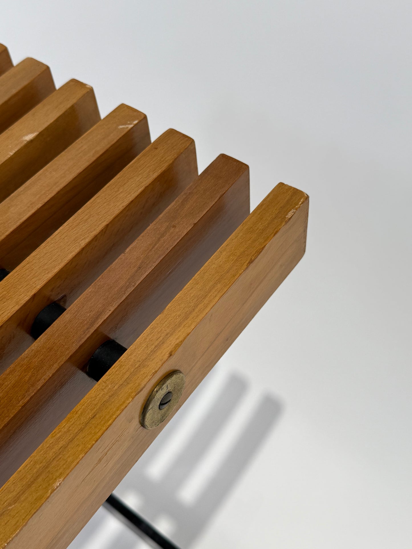 Vintage Italian Teak Bench