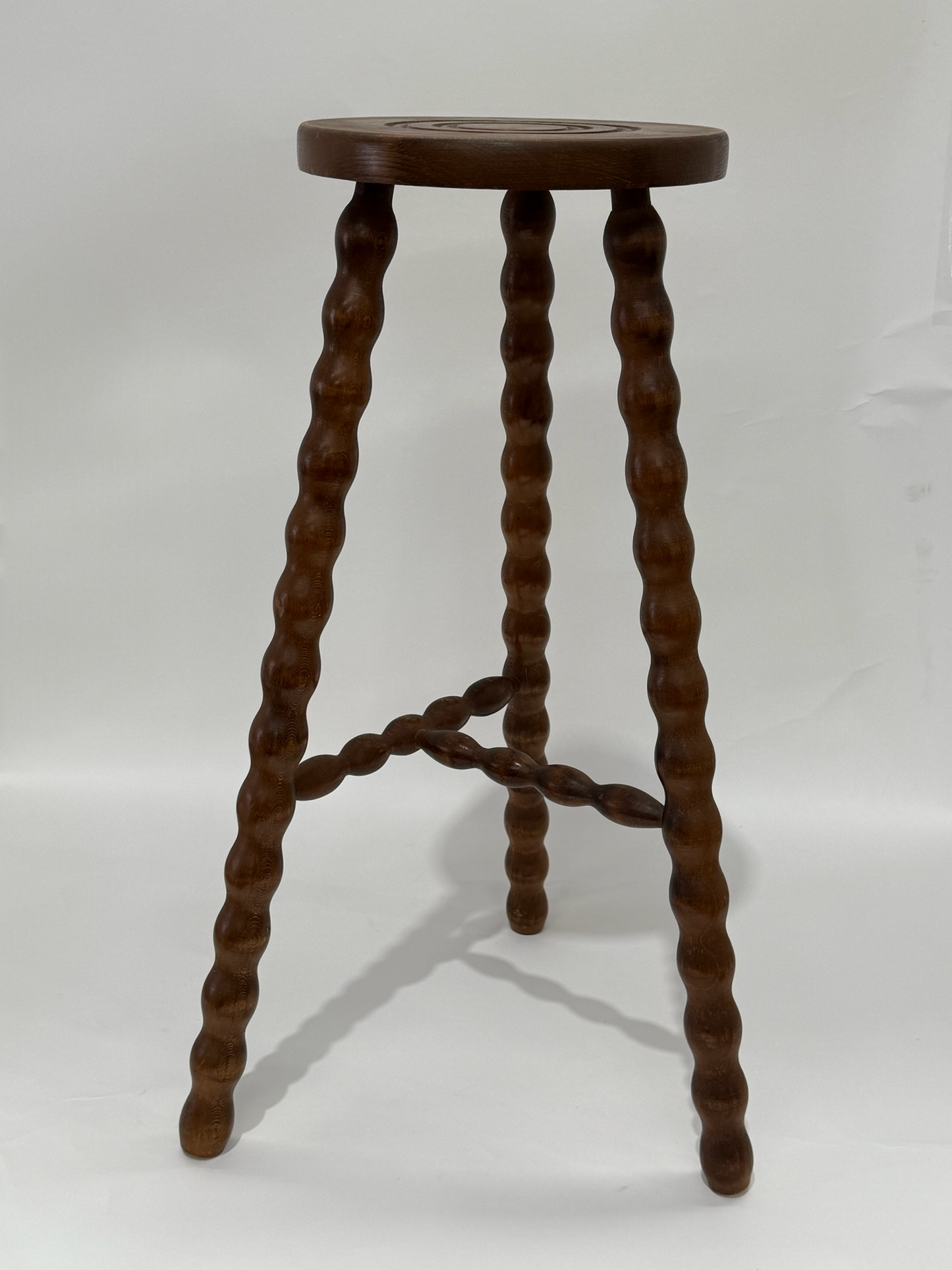 Vintage French Tall Bobbin Stool - Four Available