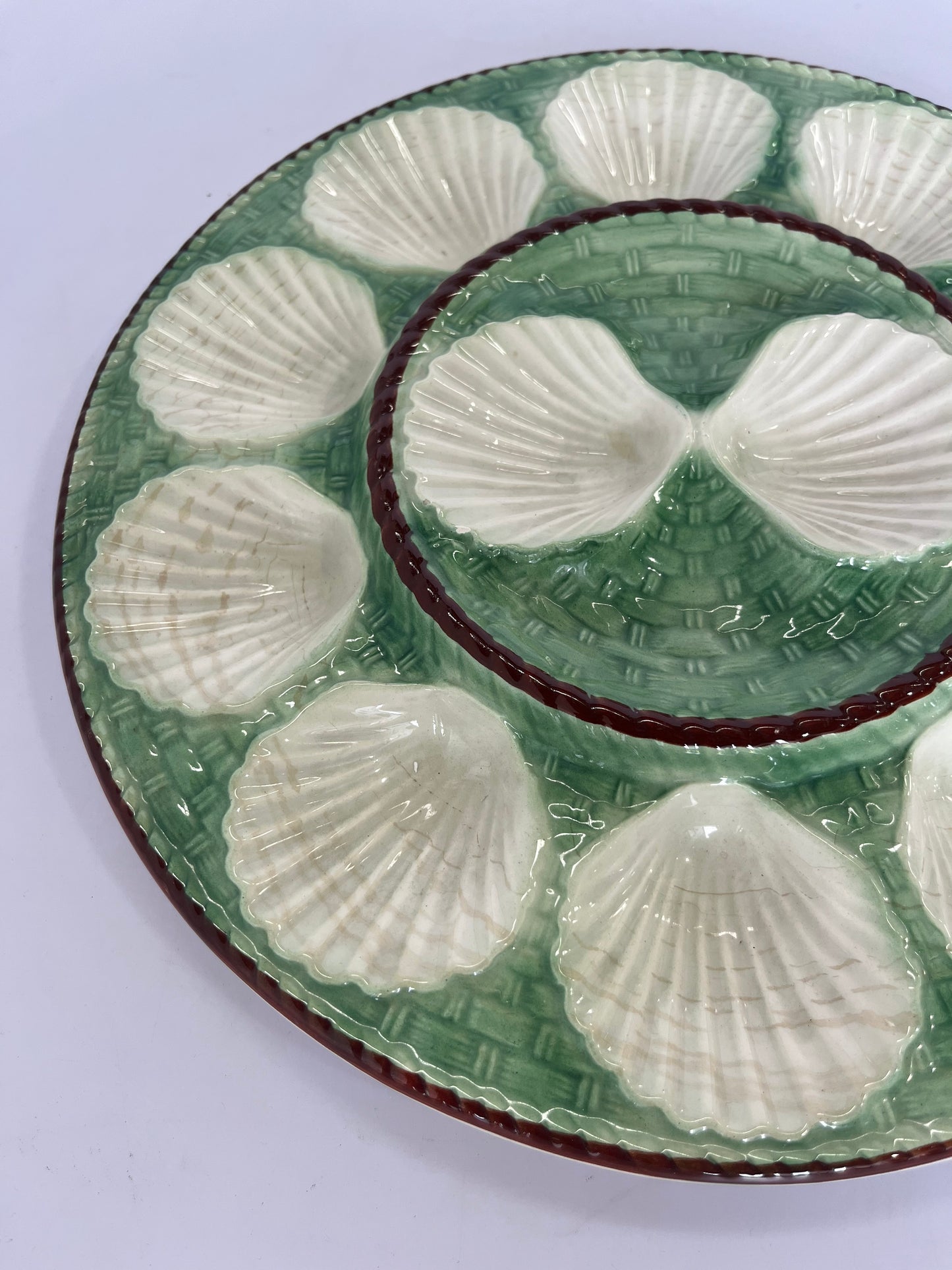 French Ceramic Oyster Platter