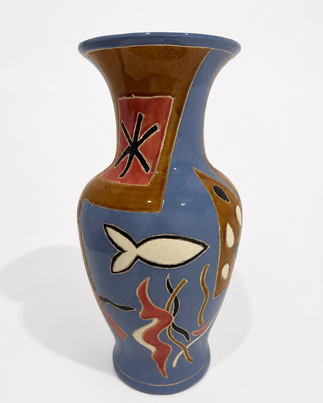 Vintage Hand-Painted Vase