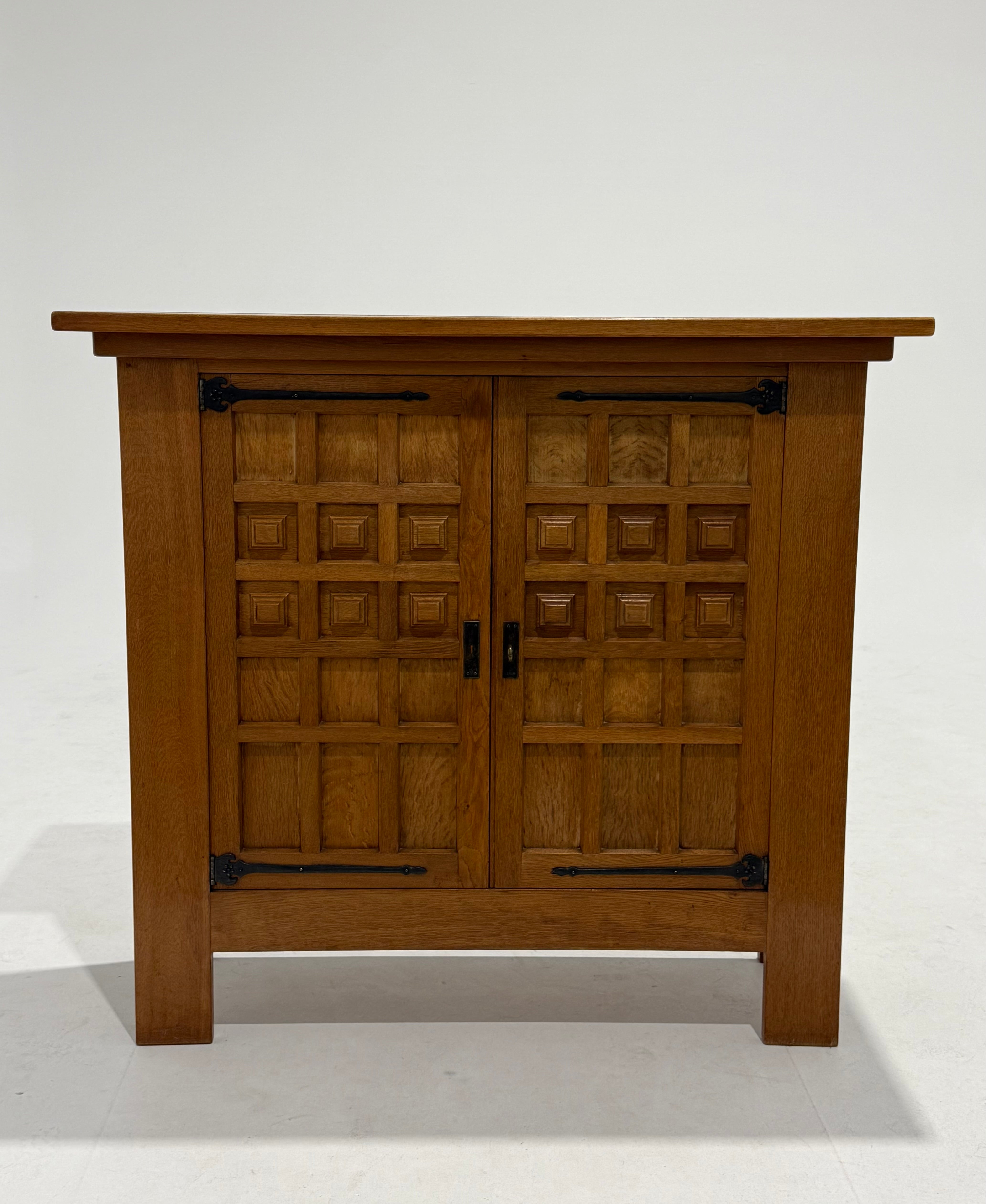 Vintage French Oak Cabinet