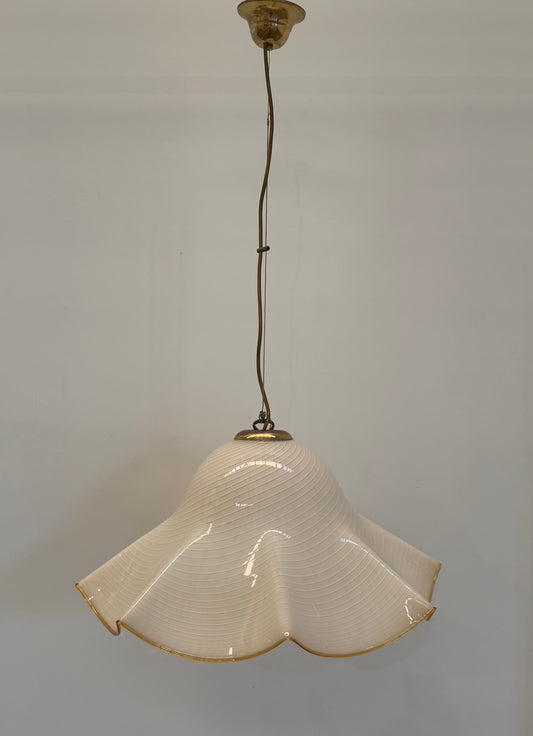 Murano Glass Swirl Handkerchief Pendant Light