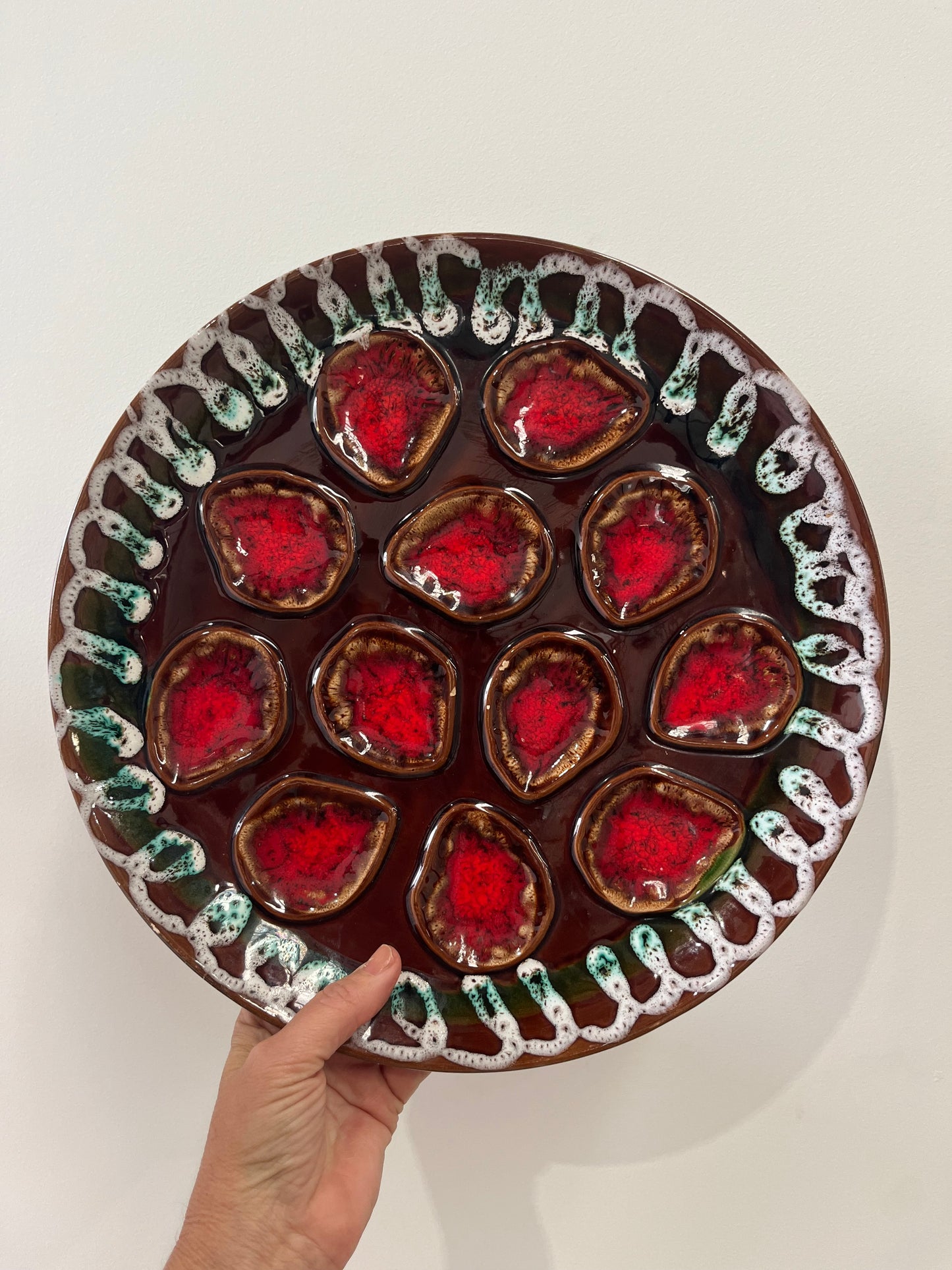 1960’s French Ceramic Oyster Platter