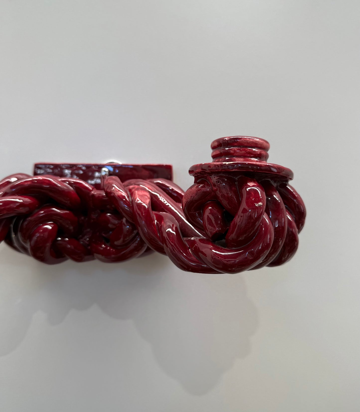 French Ceramic Wall Candle Holder