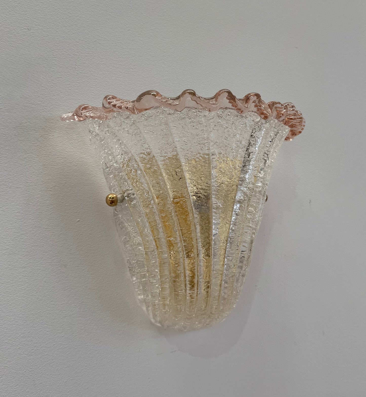 Vintage Murano Wall Lights - Two Available