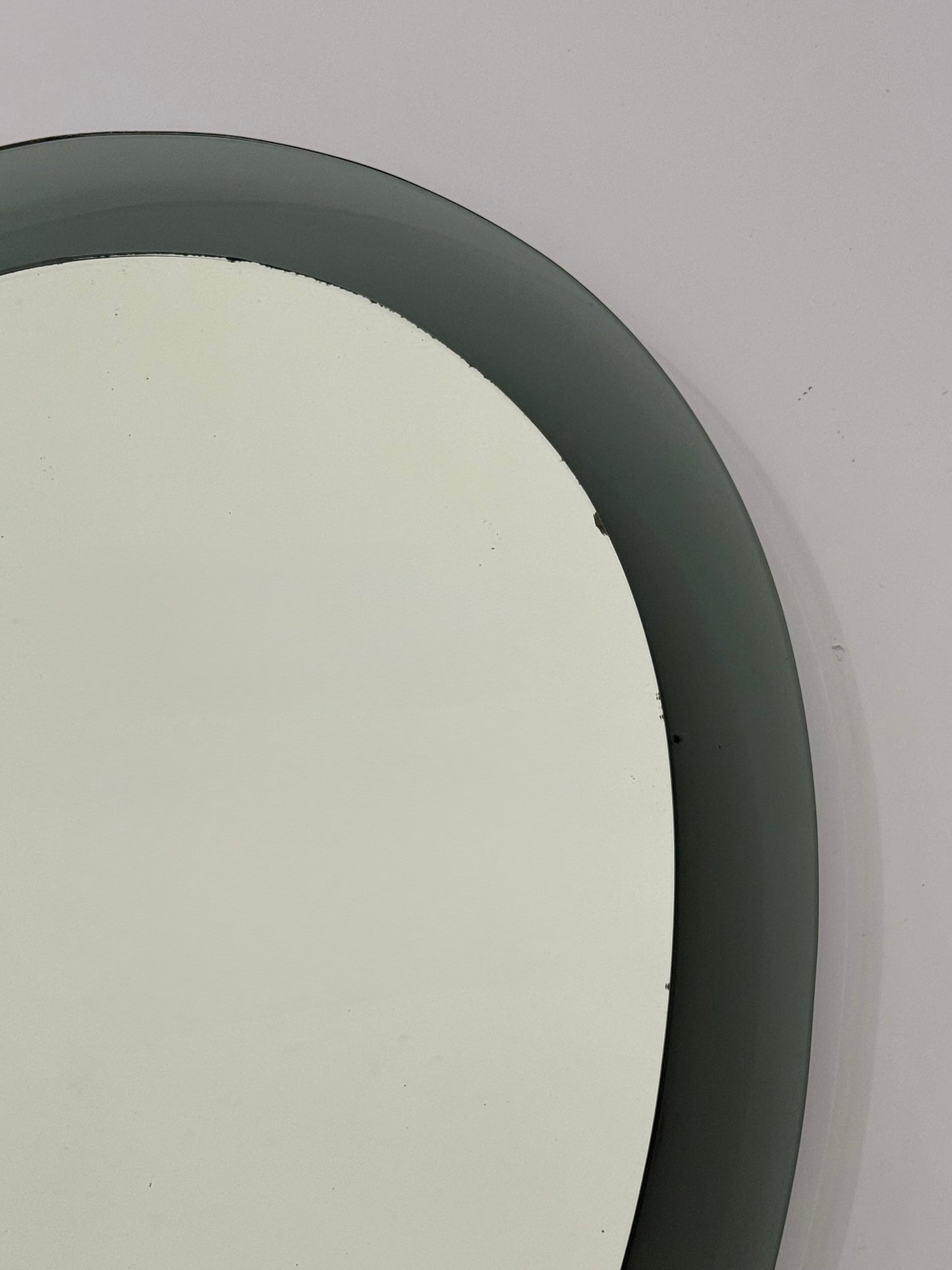 Vintage Italian Coloured Glass Mirror