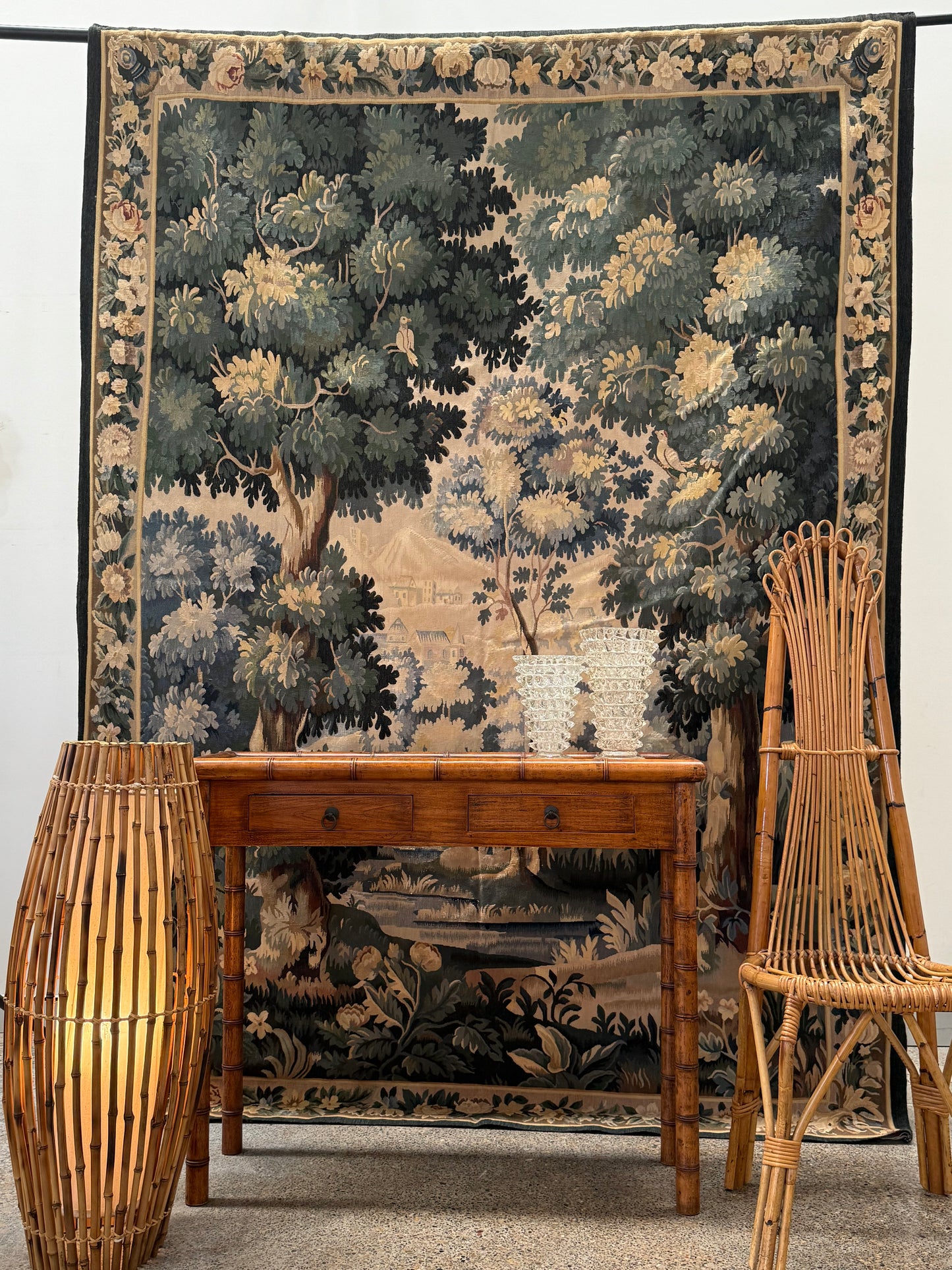 20th Century French Verdure Tapestry