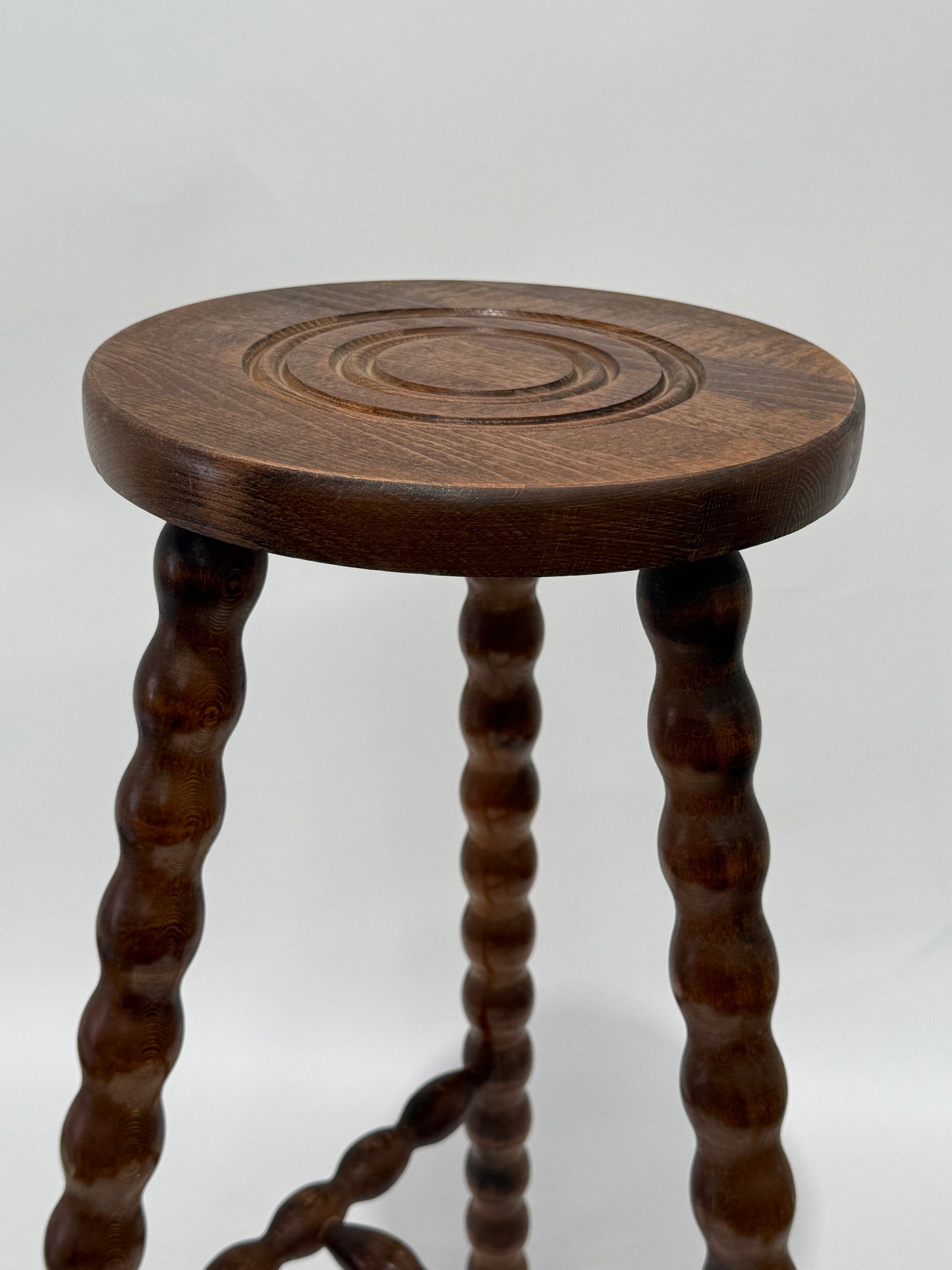 Vintage French Tall Bobbin Stool - Four Available