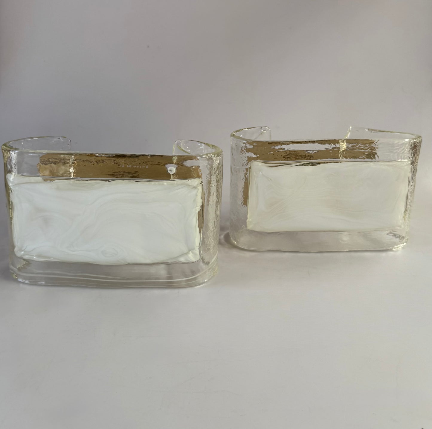 Pair of Murano Wall Lights by La Murrina