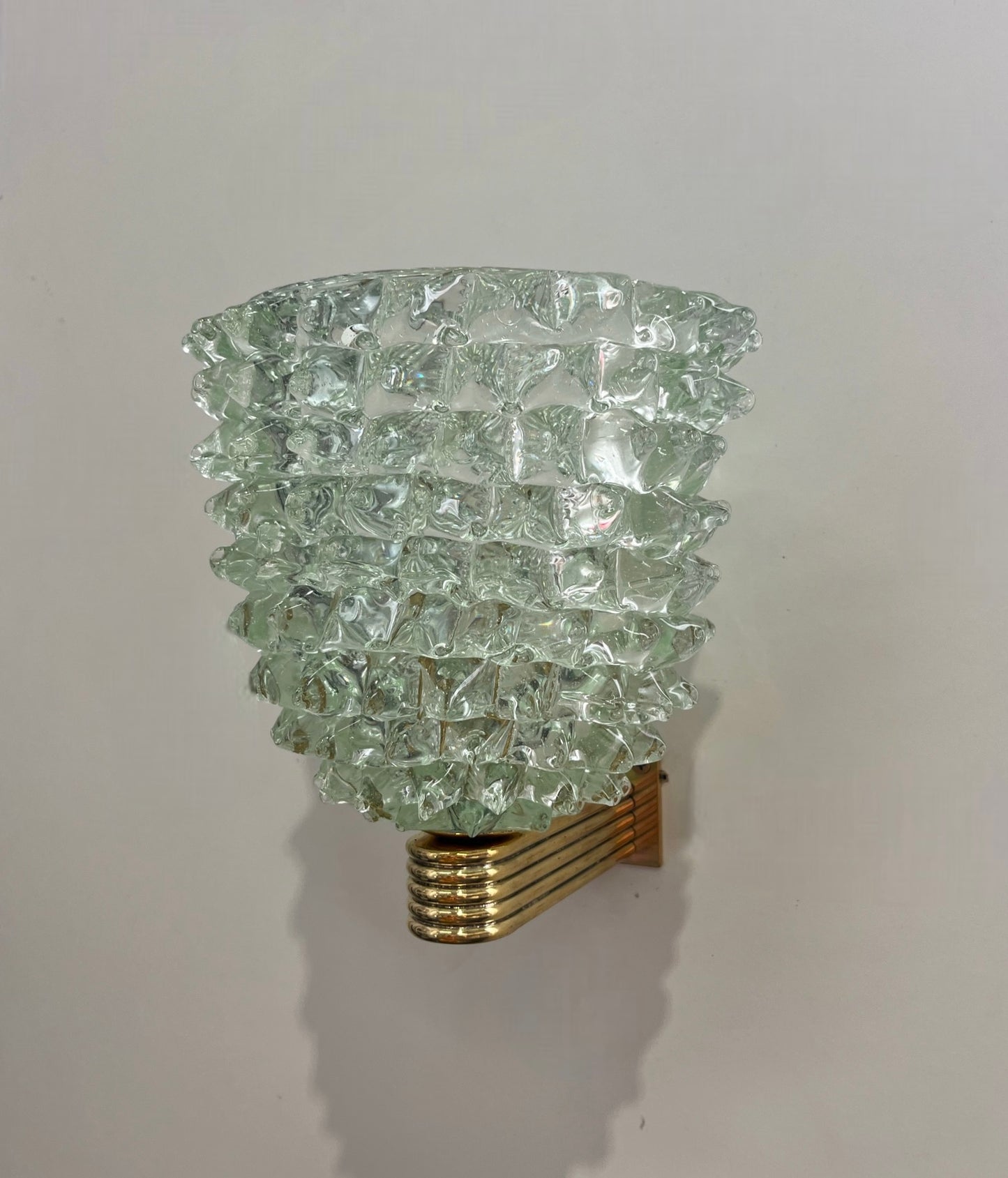 Large Murano Rostrato Sconce by Barovier