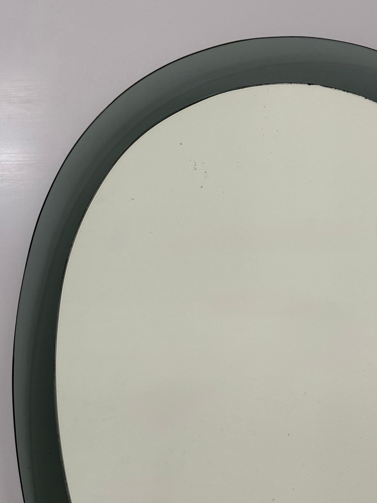 Vintage Italian Coloured Glass Mirror