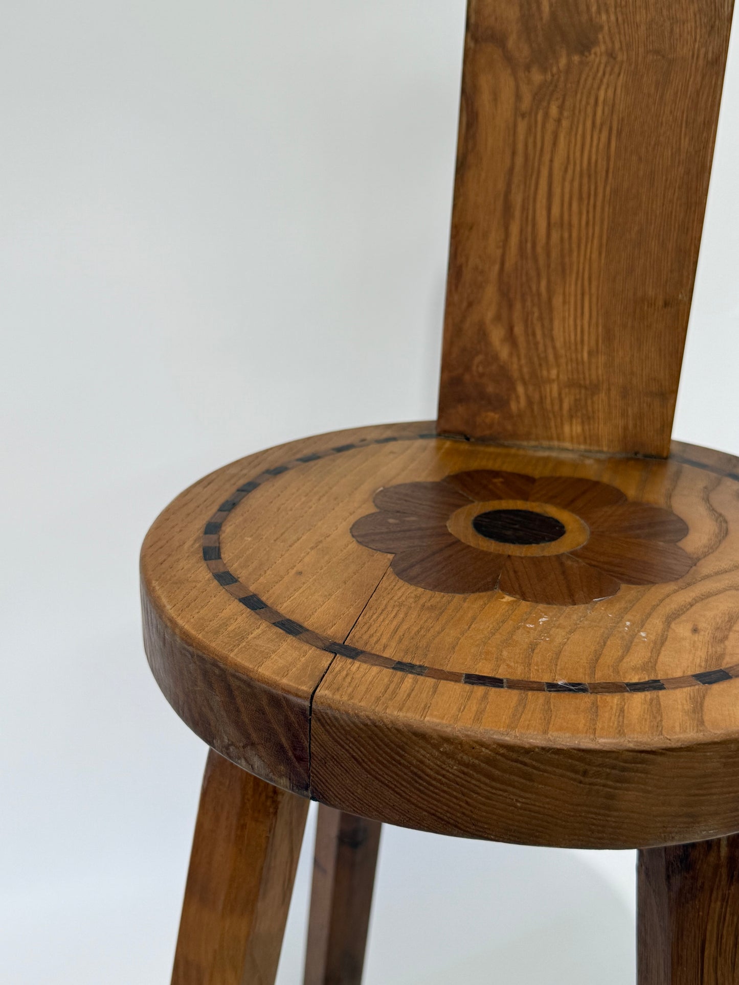 Vintage French Brutalist Chair