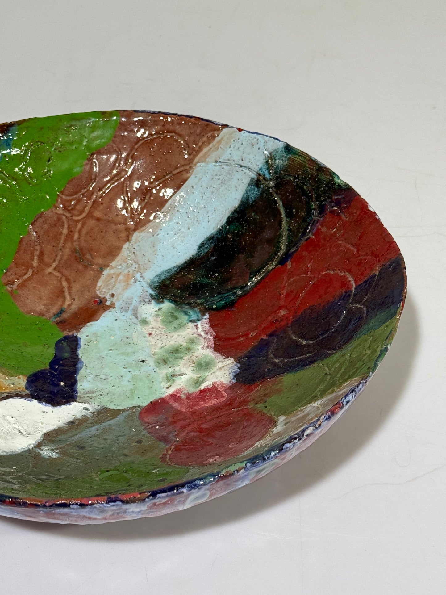 Hand Painted French Ceramic Bowl