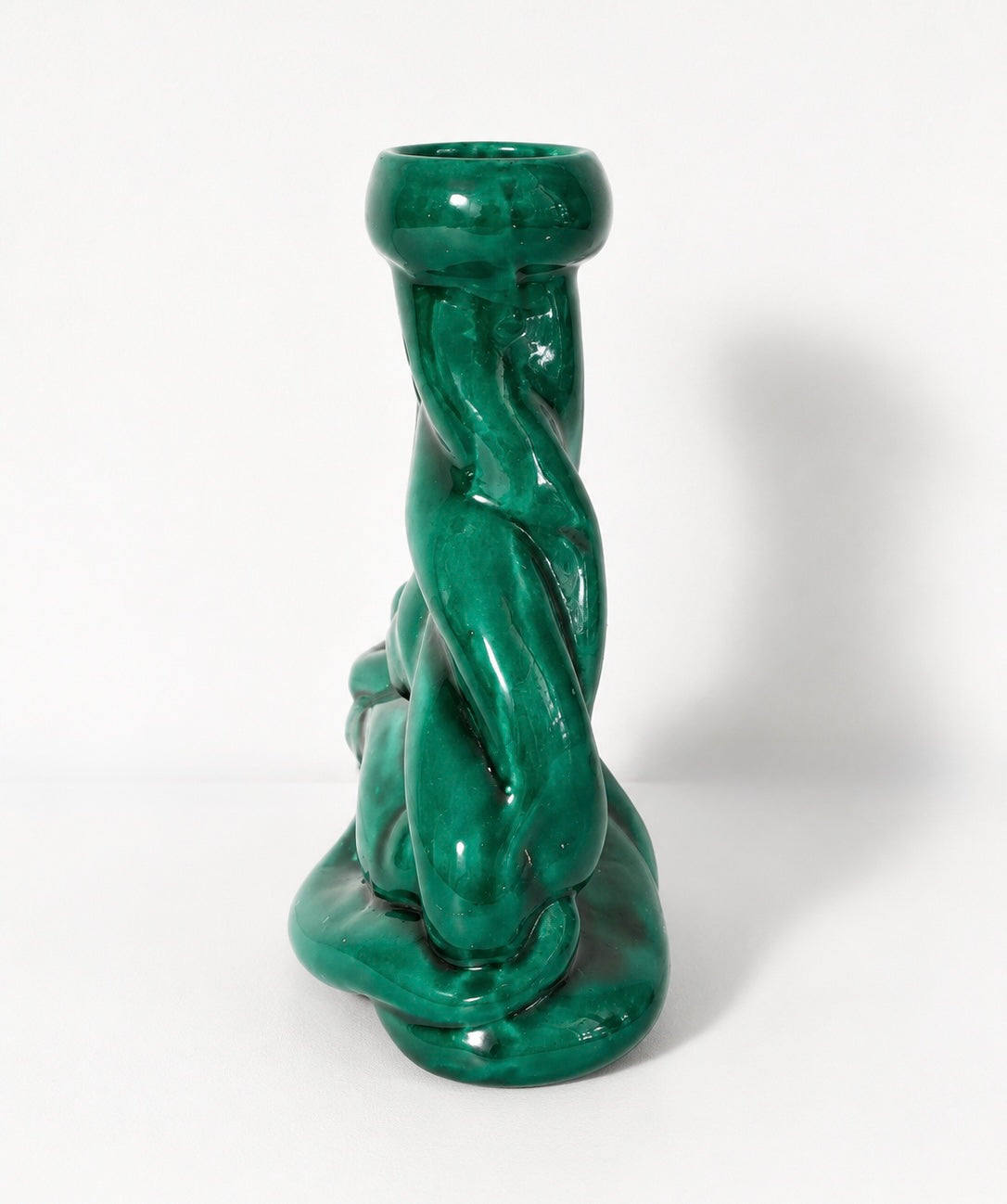 French Ceramic Candle Holder - Two Available