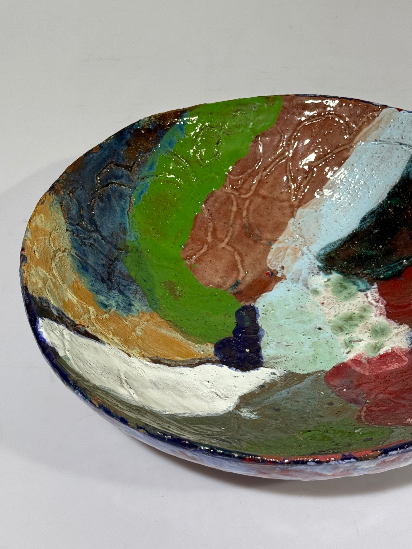Hand Painted French Ceramic Bowl