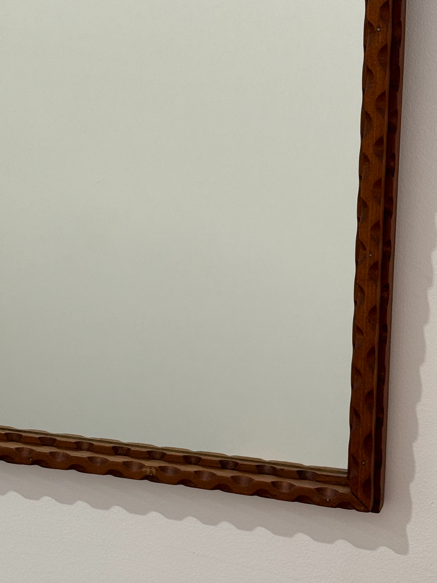 Vintage French Timber Mirror - Two Available