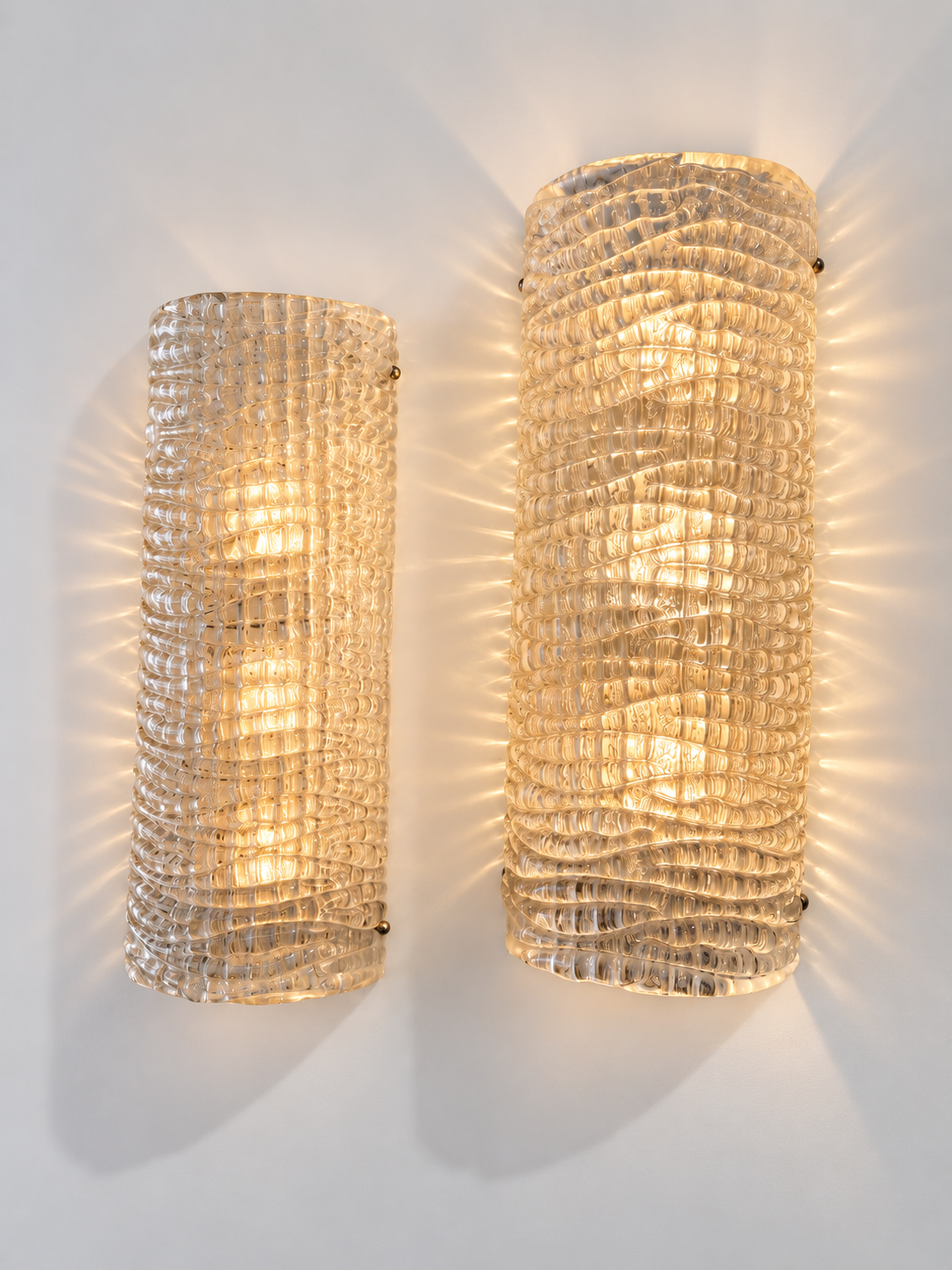 Pair of Murano Wall Lights by Kalmar