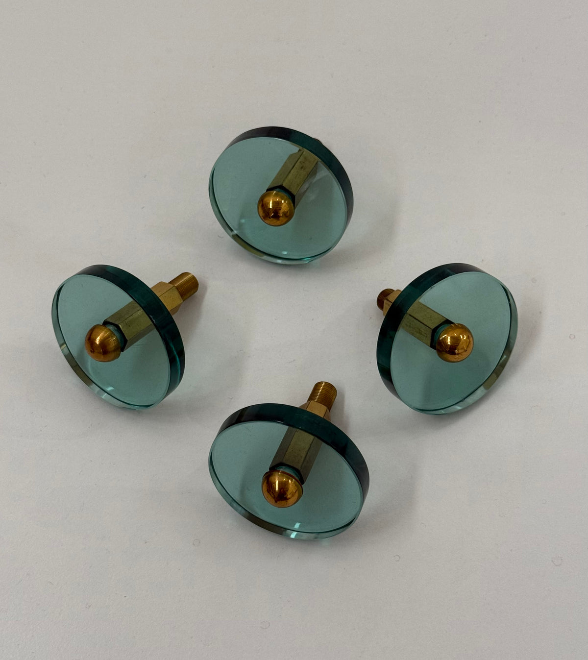 Italian Murano Glass Cabinetry Pulls - Four Available