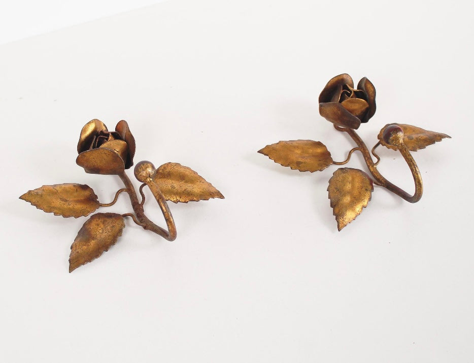Italian Brass Coat Hook - Two Available