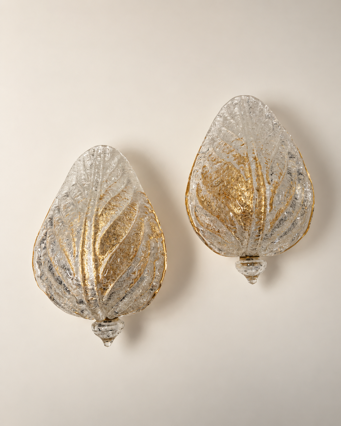 Pair of Vintage Murano Wall Lights