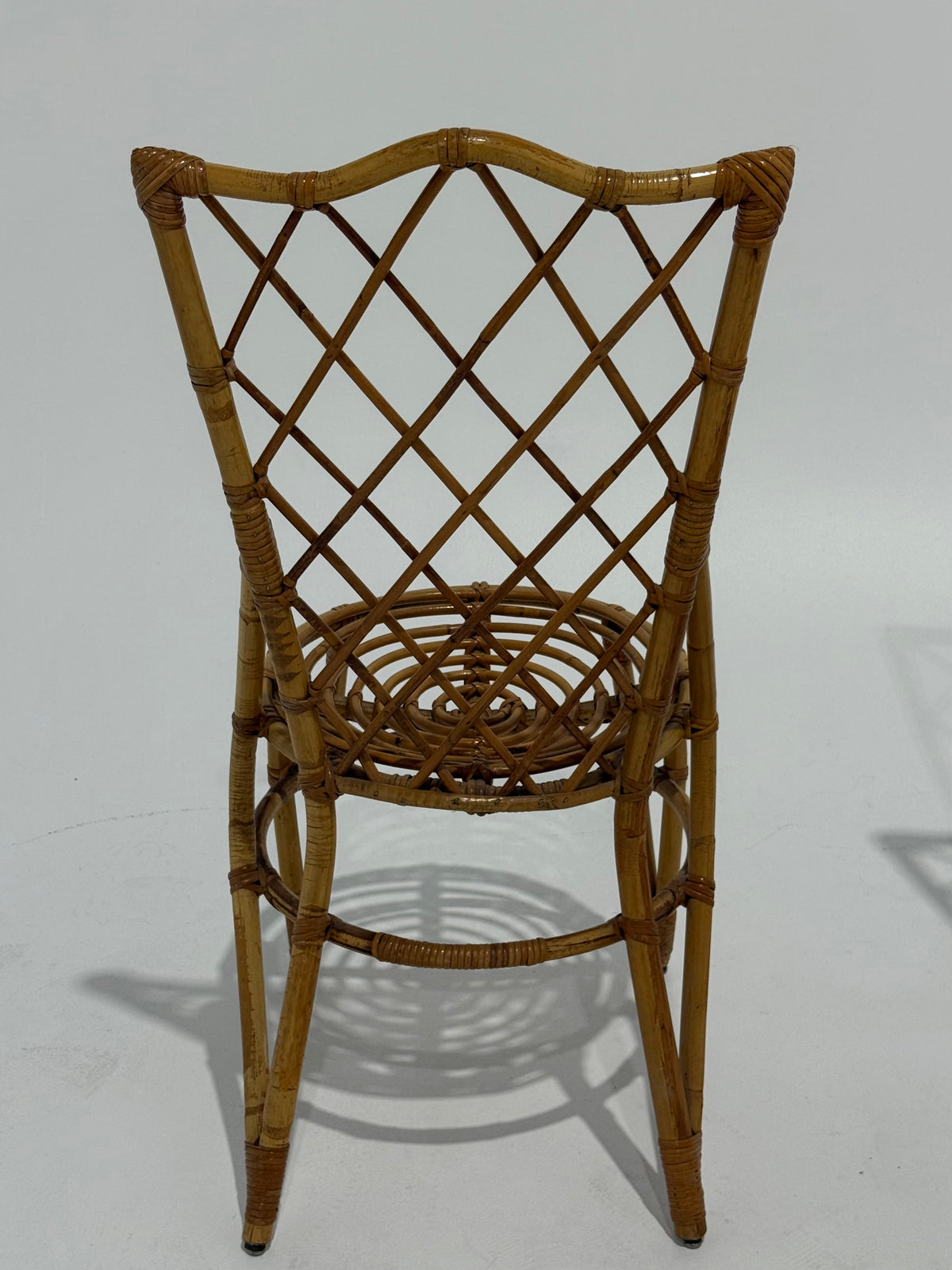 Pair of French Bamboo Chairs