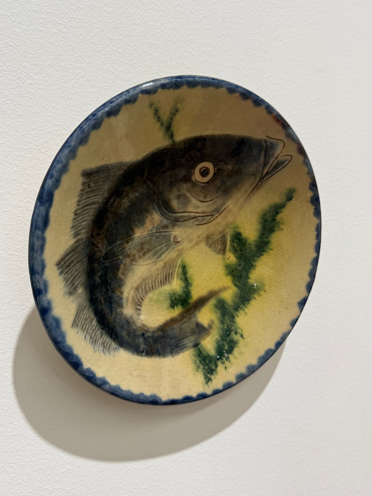 Spanish Ceramic Wall Plate by Puigdemont