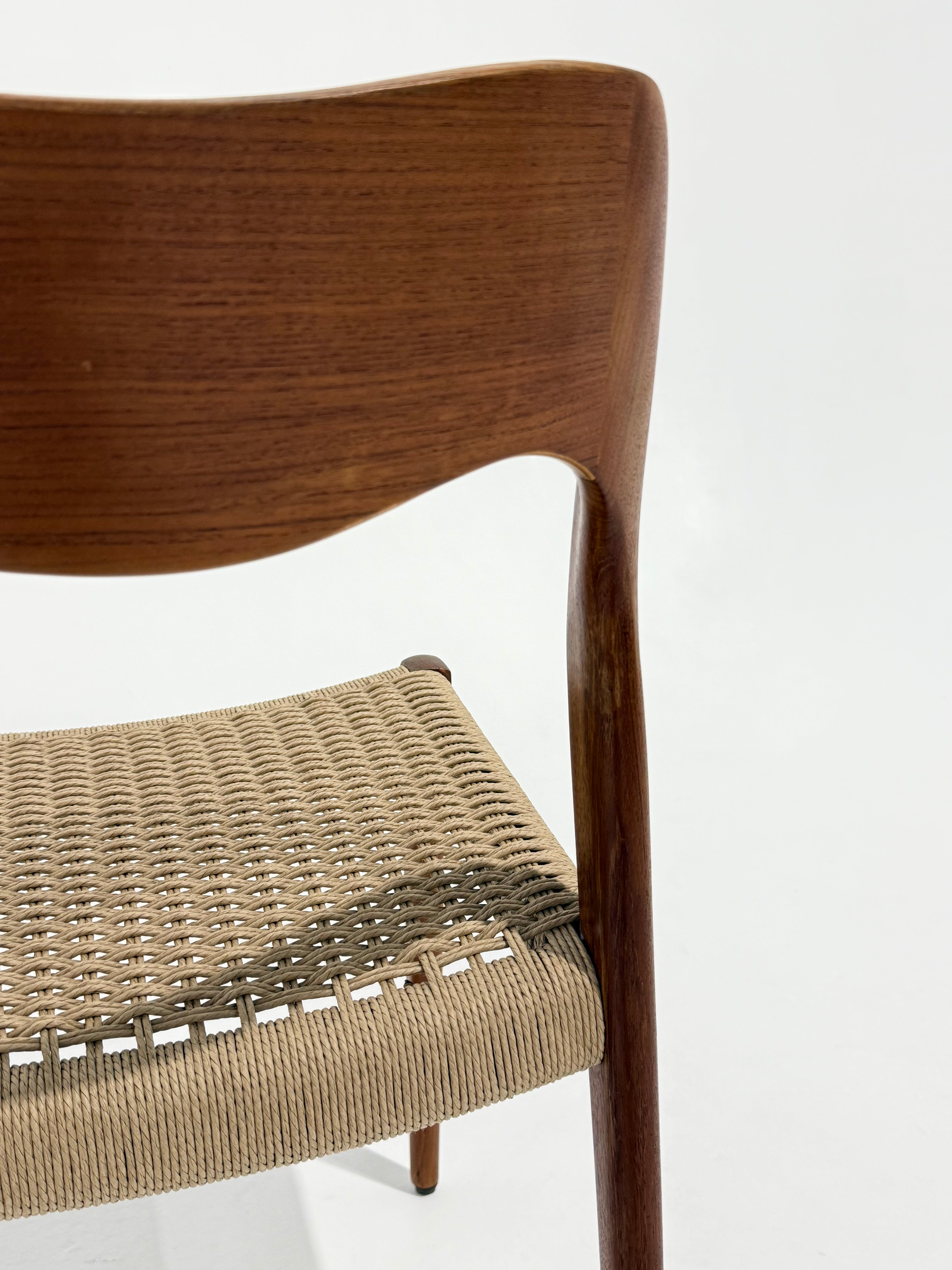 Set of 6 Danish JL Moller Model 71 Dining Chairs
