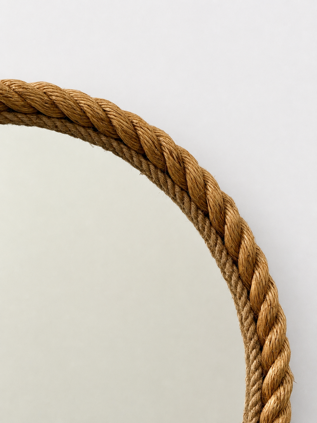 French Rope Mirror, Audoux Minet