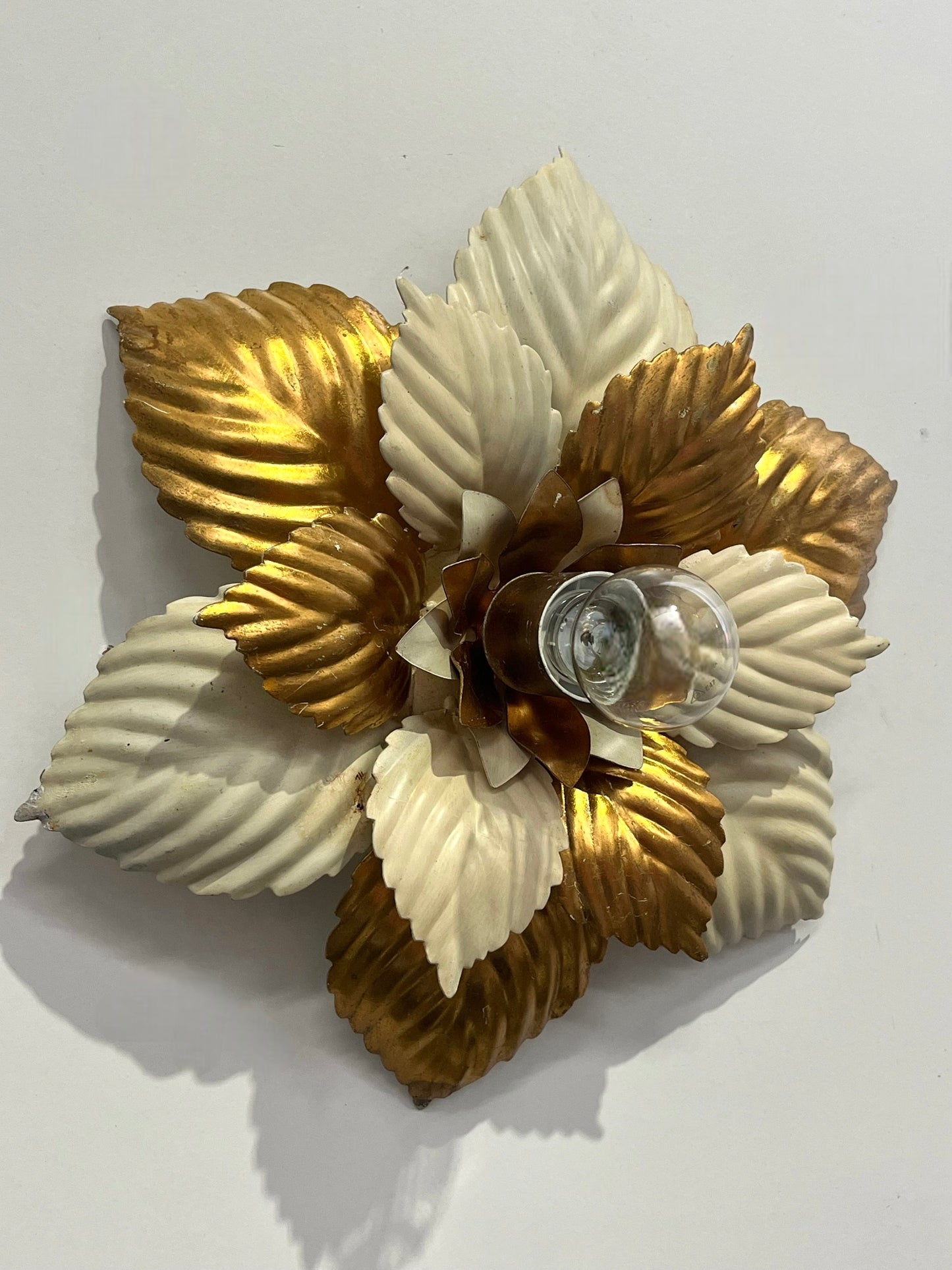 1950’s Italian Floral Wall Light - Three Available