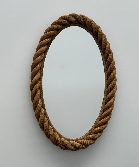 French Rope Mirror by Audoux Minet