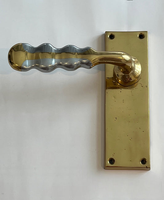 1970’s Brass Door Handle by David Marshall