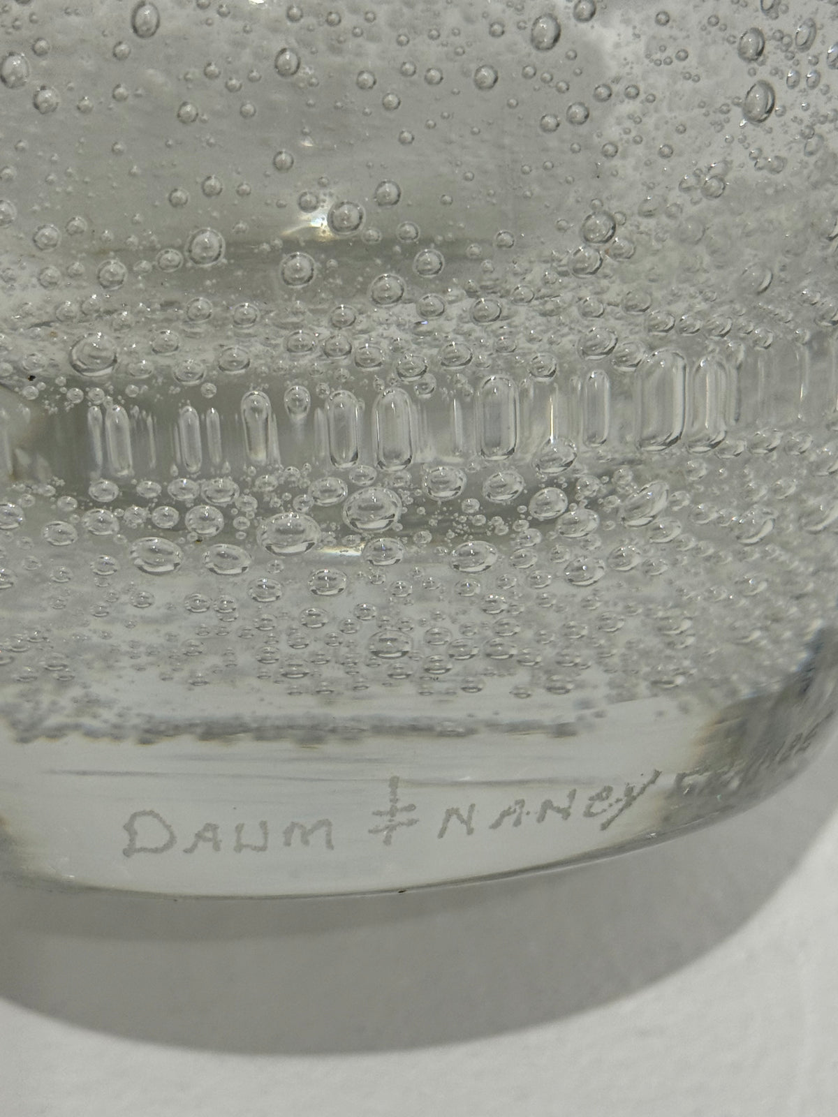Vintage French Daum Vase, Signed
