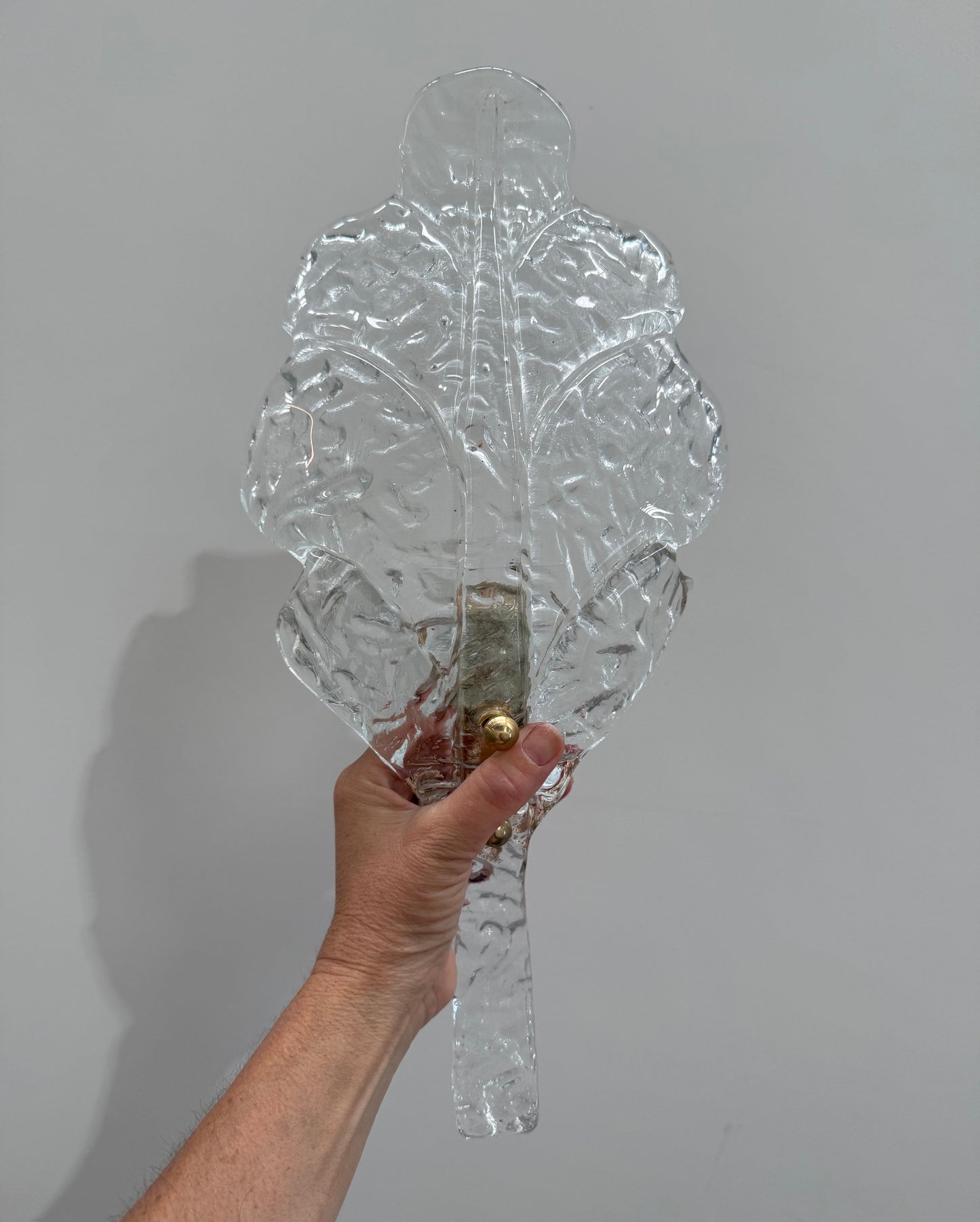 Murano Glass Leaf Wall Light - Four Available