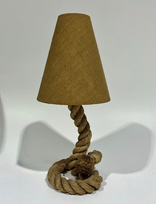 1950’s French Rope Lamp by Audoux Minet