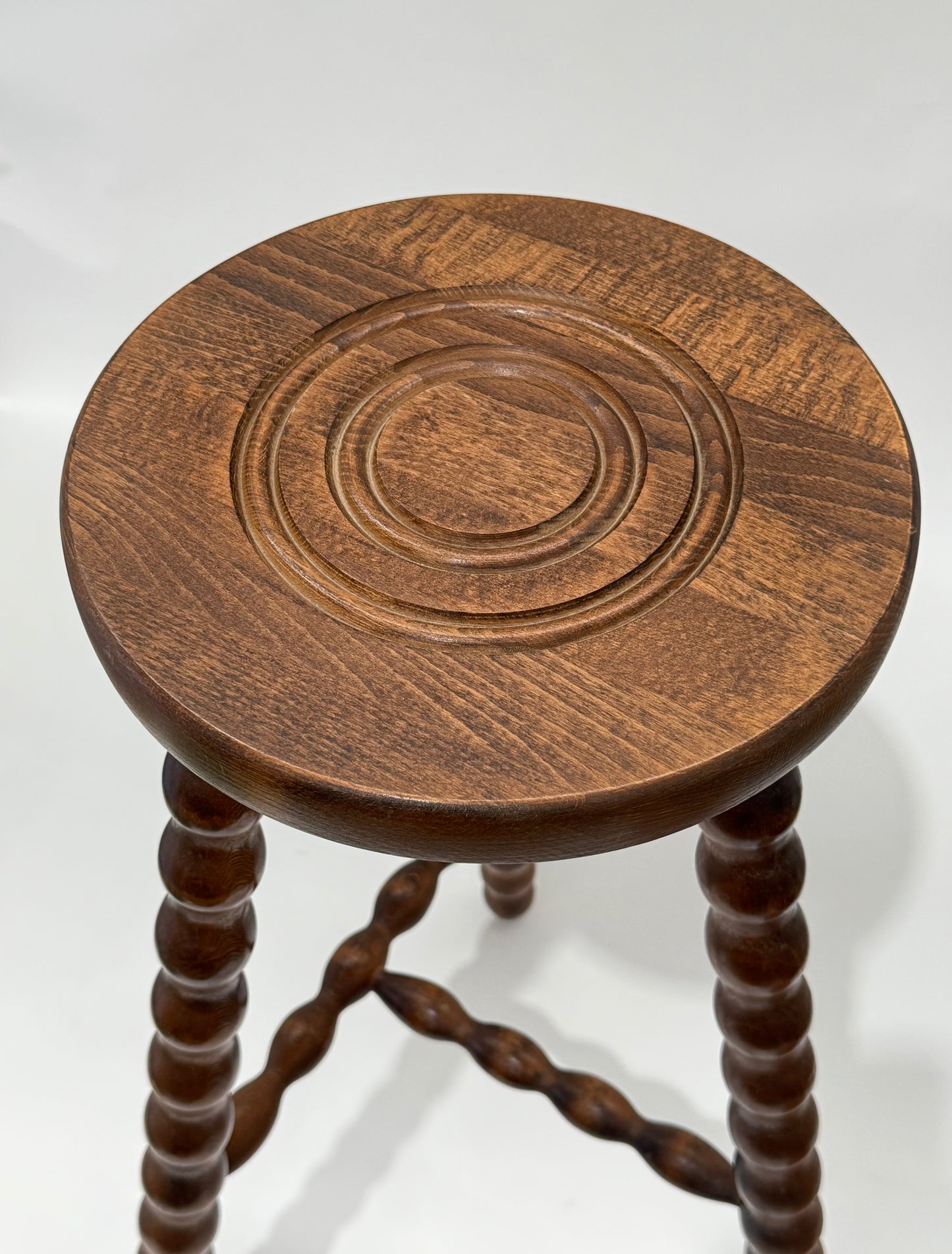 Vintage French Tall Bobbin Stool - Four Available